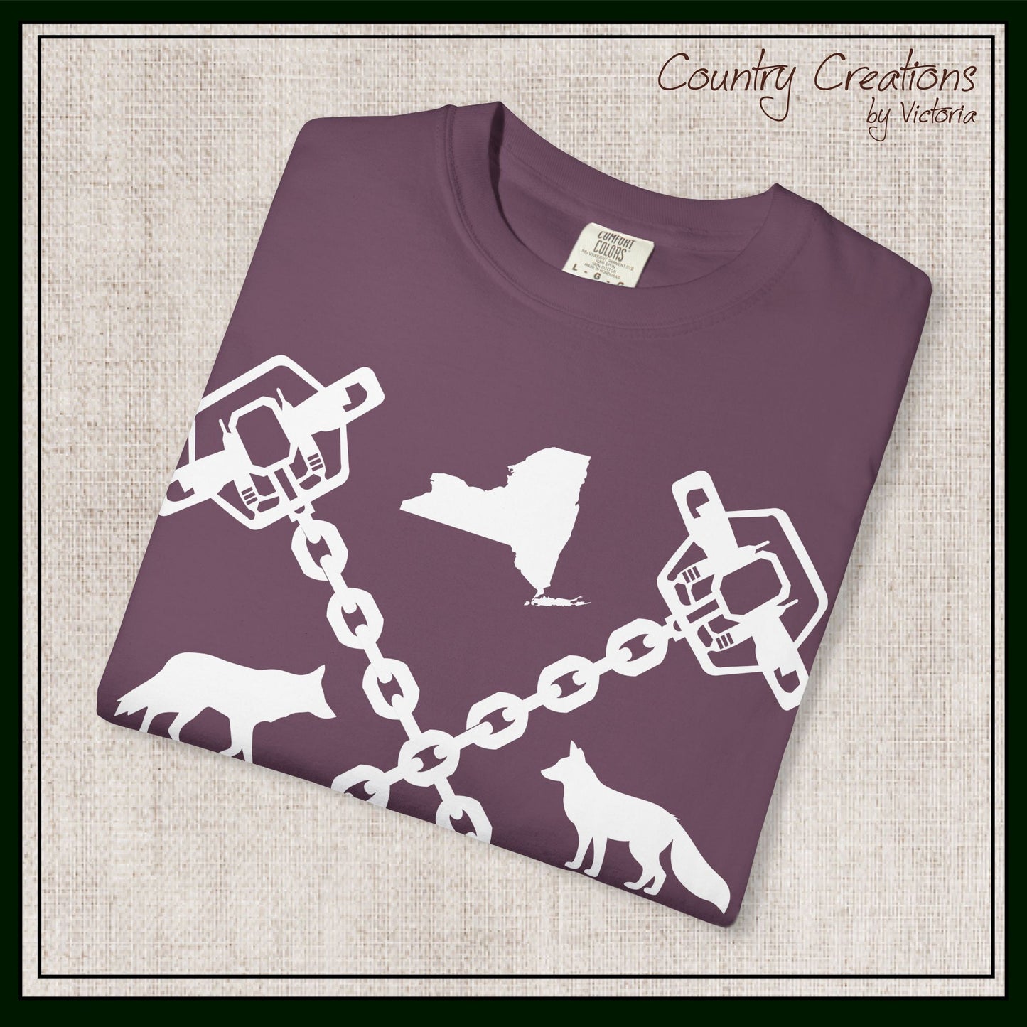 New York Trapper Unisex Comfort Colors T-Shirt – Hunter Lover Gift, Rustic Outdoor Graphic Tee (P6028)