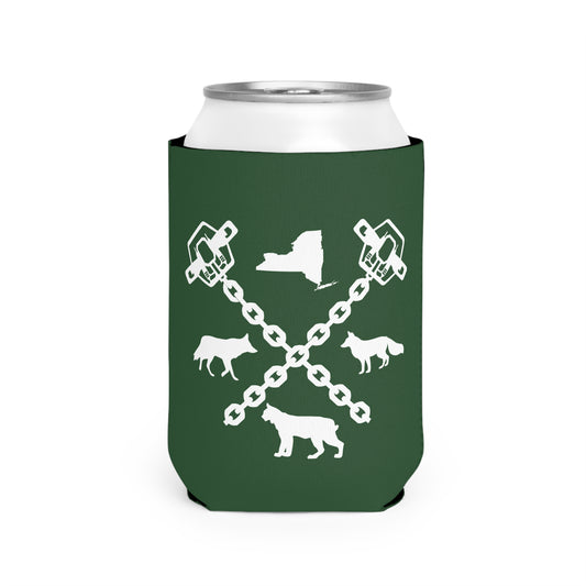 New York Trapper 12 oz. Can Coozie – Collapsible Neoprene Cooler Sleeve – Hunter Lover Gift (P6031)