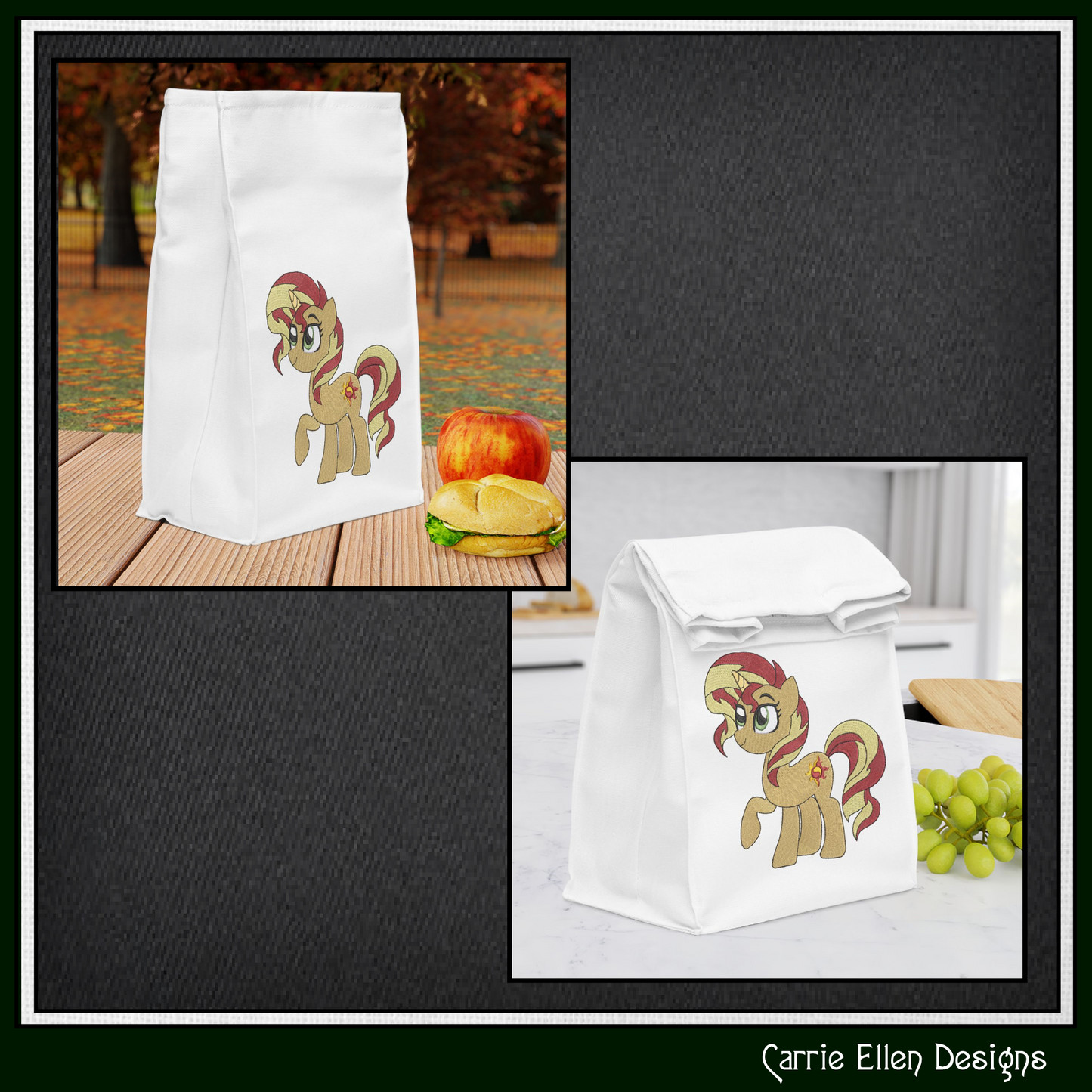 MLP Sunset Shimmer Machine Embroidery Design | My Little Pony Inspired Character, 6 Sizes (3557)