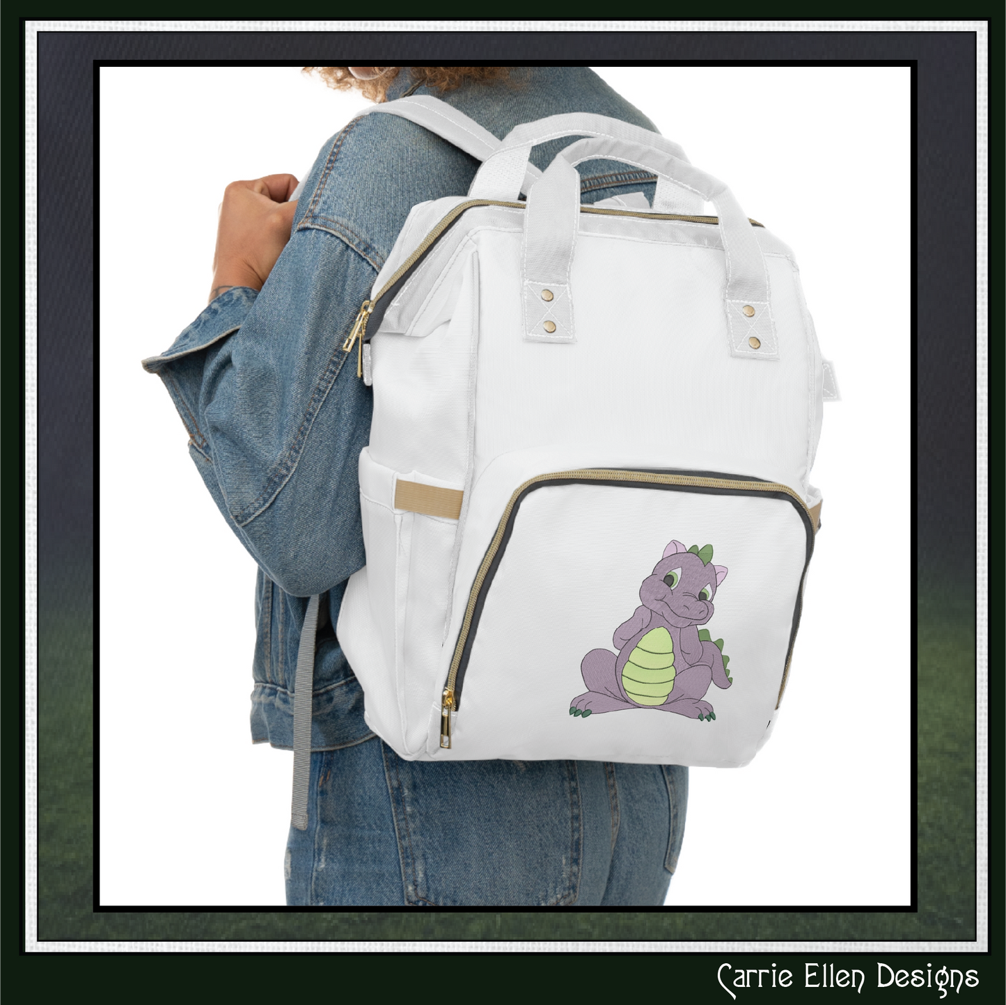 MLP Spike Machine Embroidery Design | My Little Pony Inspired Dragon Character, 6 Sizes (3561)