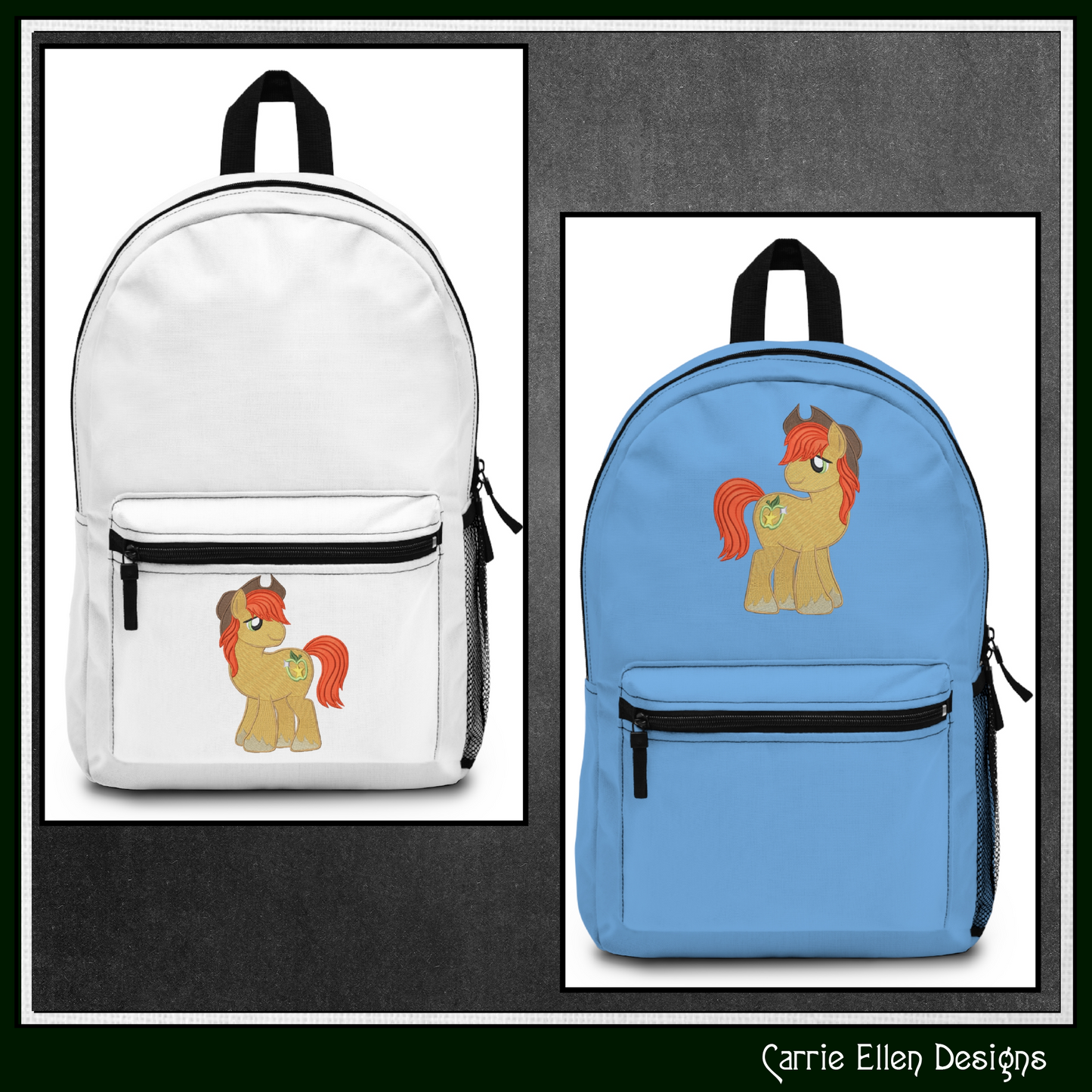 MLP Bright Mac Machine Embroidery Design | My Little Pony Inspired Classic Character, 6 Sizes (3576)