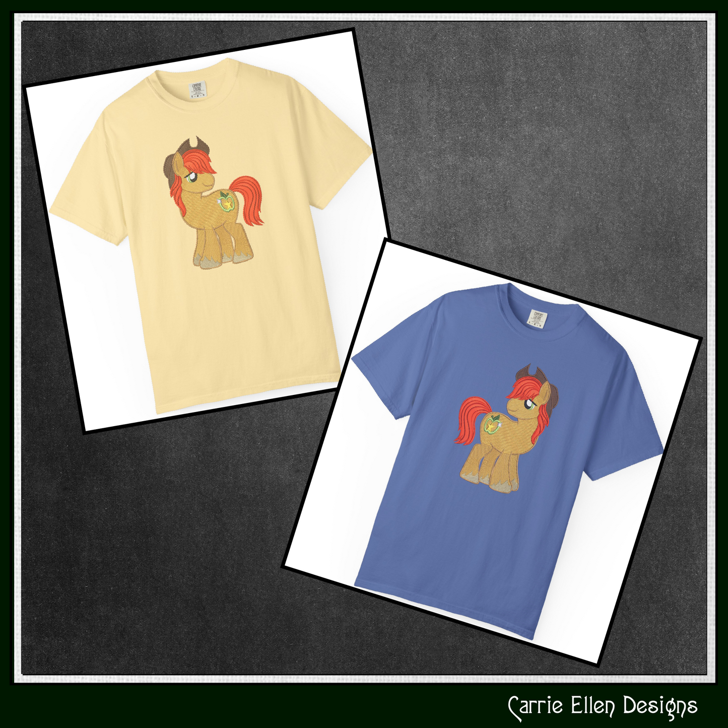 MLP Bright Mac Machine Embroidery Design | My Little Pony Inspired Classic Character, 6 Sizes (3576)