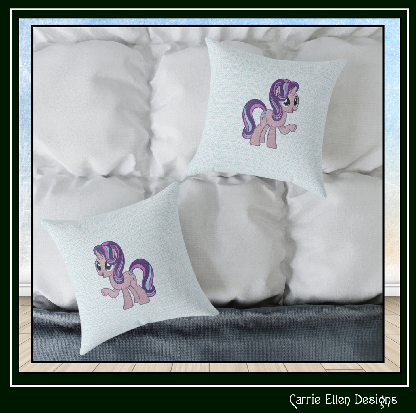 MLP Starlight Glimmer Machine Embroidery Design | My Little Pony Inspired Classic Character, 6 Sizes (3595)