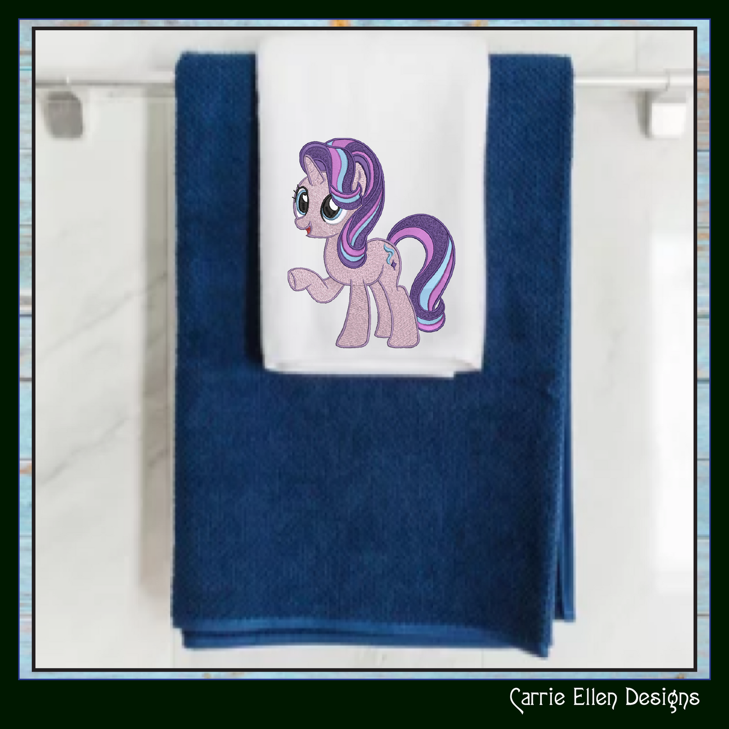 MLP Starlight Glimmer Machine Embroidery Design | My Little Pony Inspired Classic Character, 6 Sizes (3595)