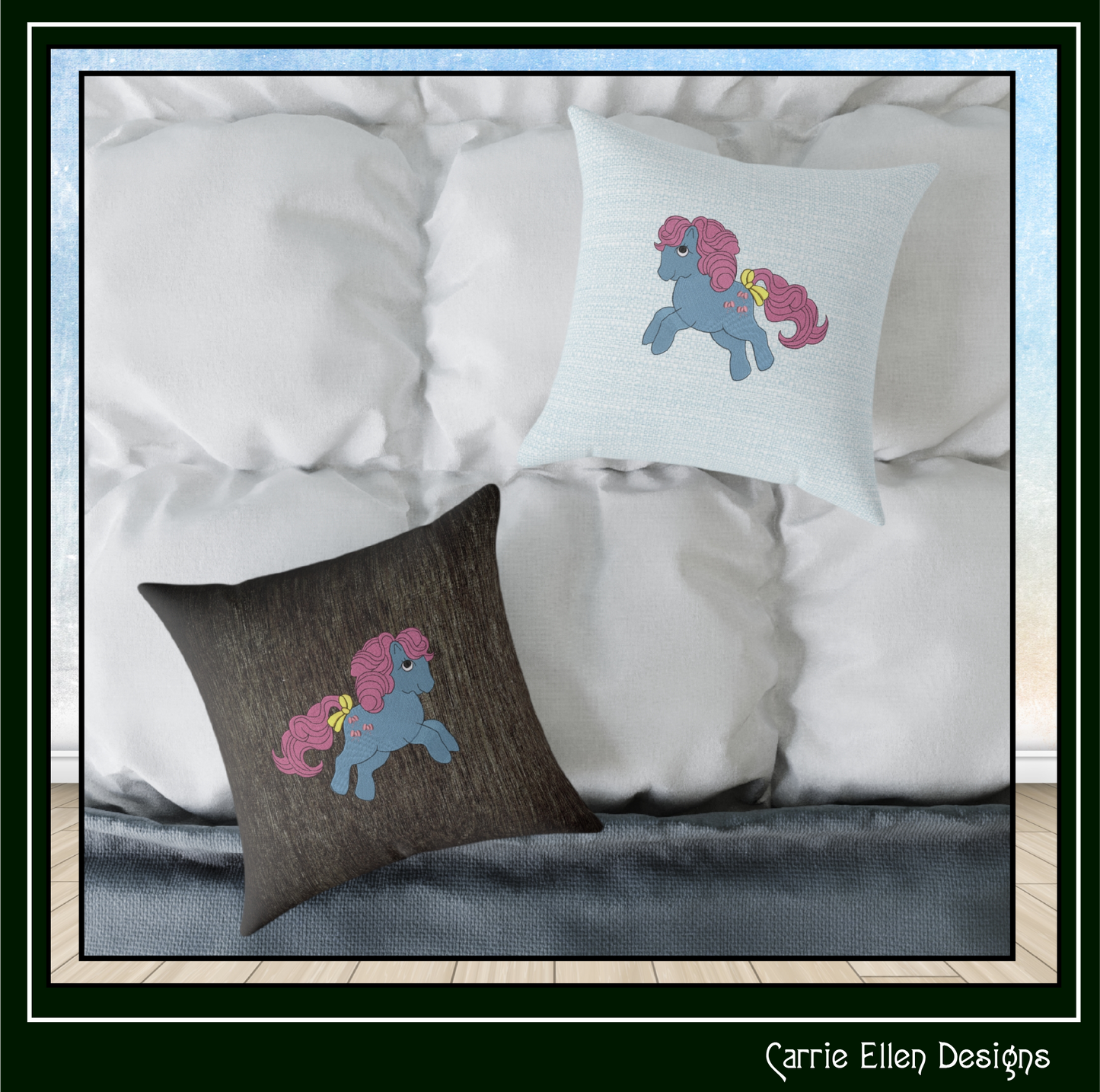 MLP Bow Tie Machine Embroidery Design | My Little Pony Inspired Classic Character, 6 Sizes (3602)