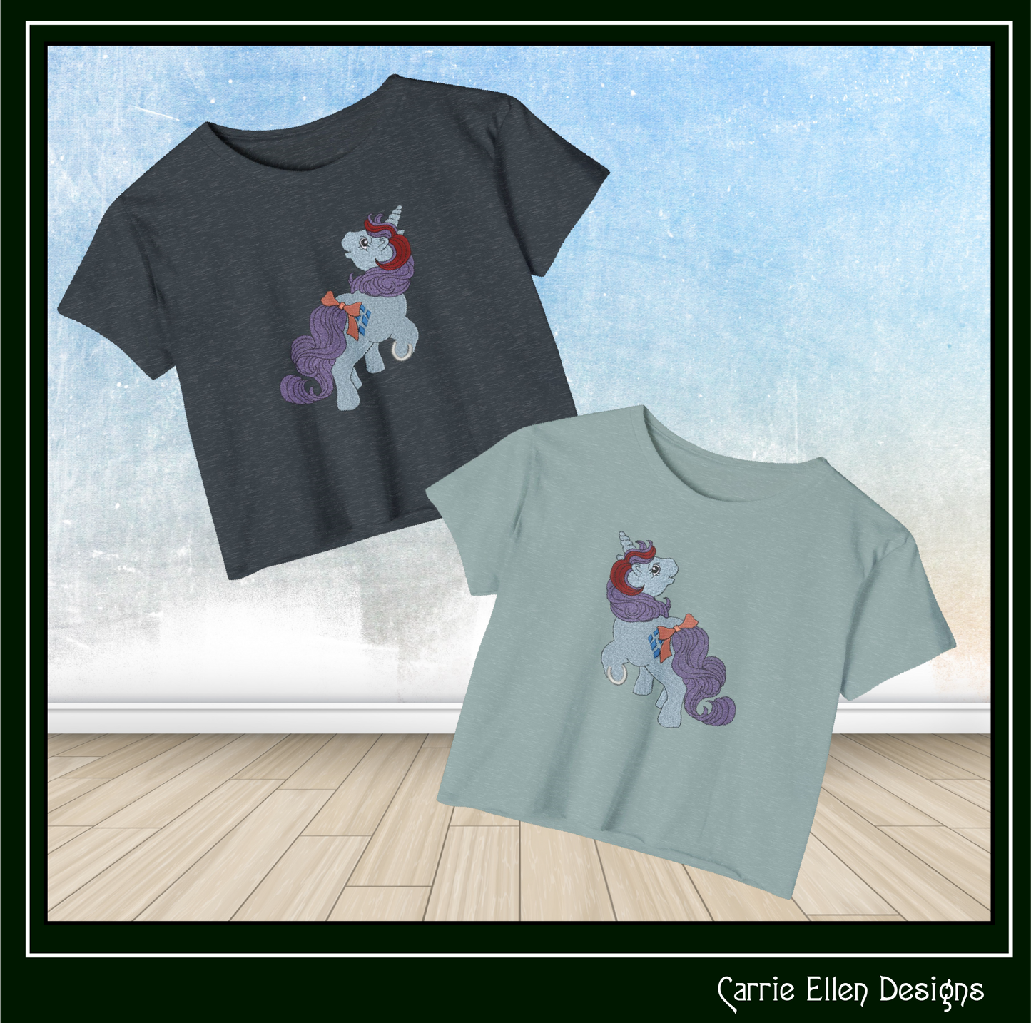 MLP Sparkler Machine Embroidery Design | My Little Pony Inspired Classic Character, 6 Sizes (3604)