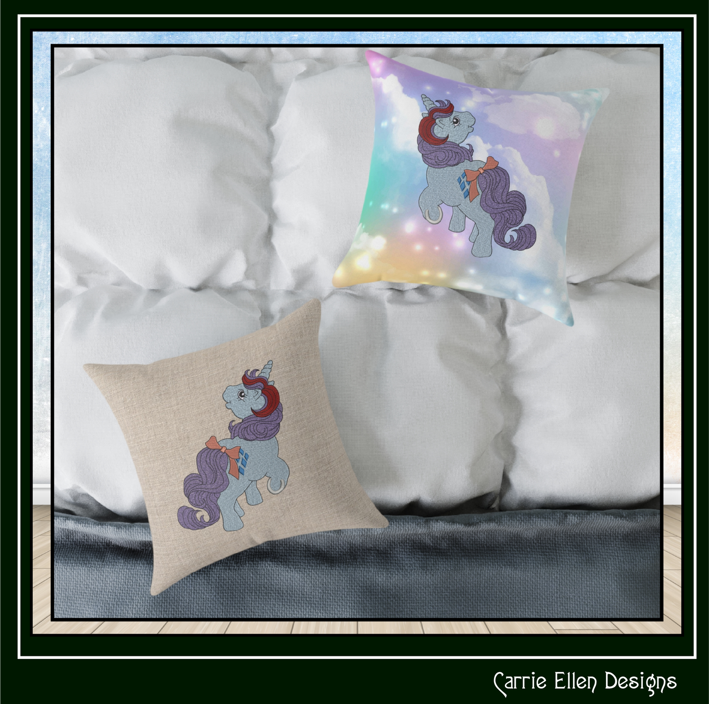 MLP Sparkler Machine Embroidery Design | My Little Pony Inspired Classic Character, 6 Sizes (3604)
