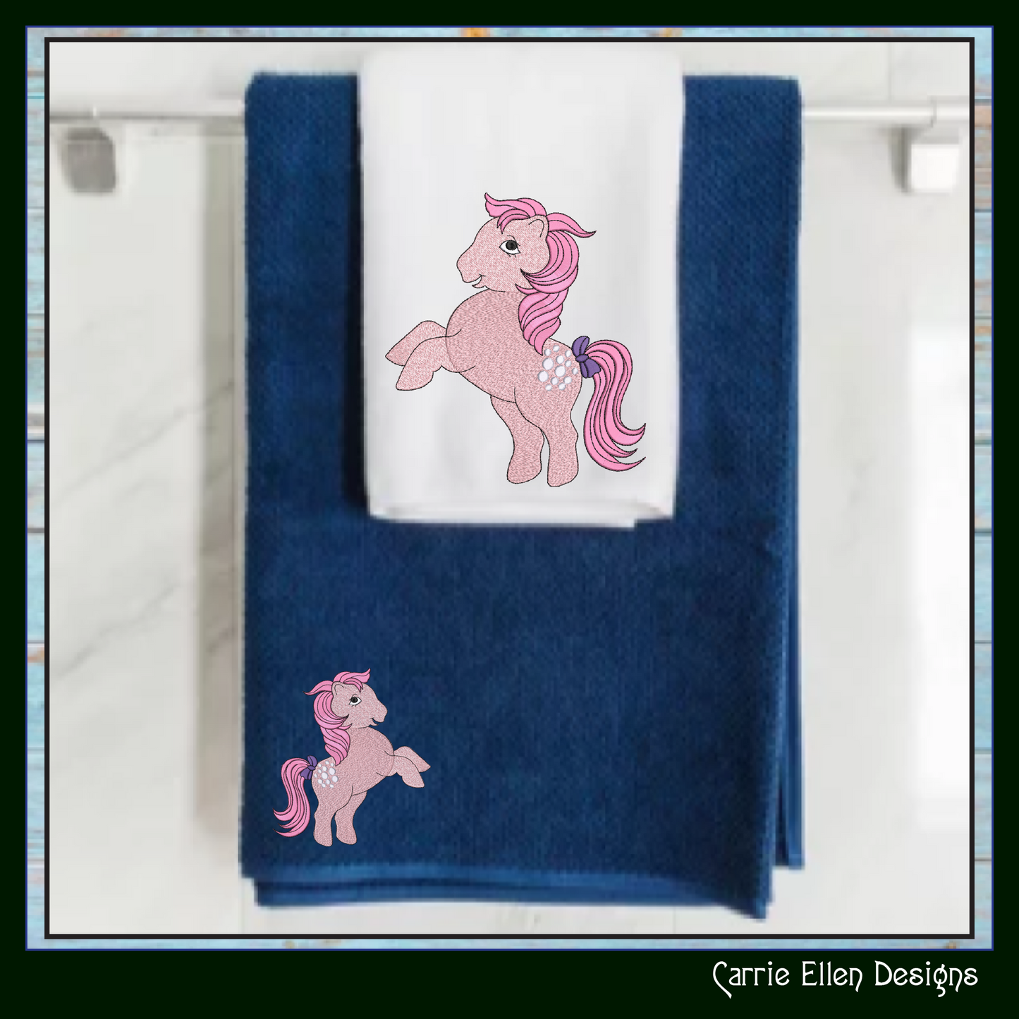 MLP Cotton Candy Machine Embroidery Design | My Little Pony Inspired Classic Character, 6 Sizes (3606)