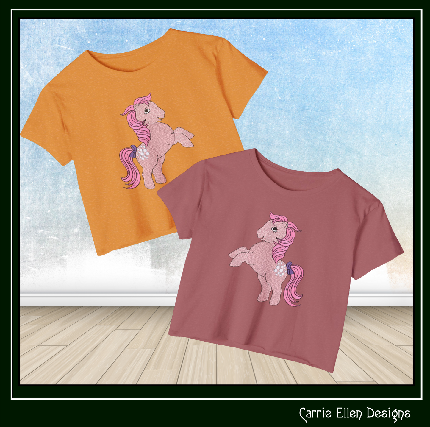 MLP Cotton Candy Machine Embroidery Design | My Little Pony Inspired Classic Character, 6 Sizes (3606)