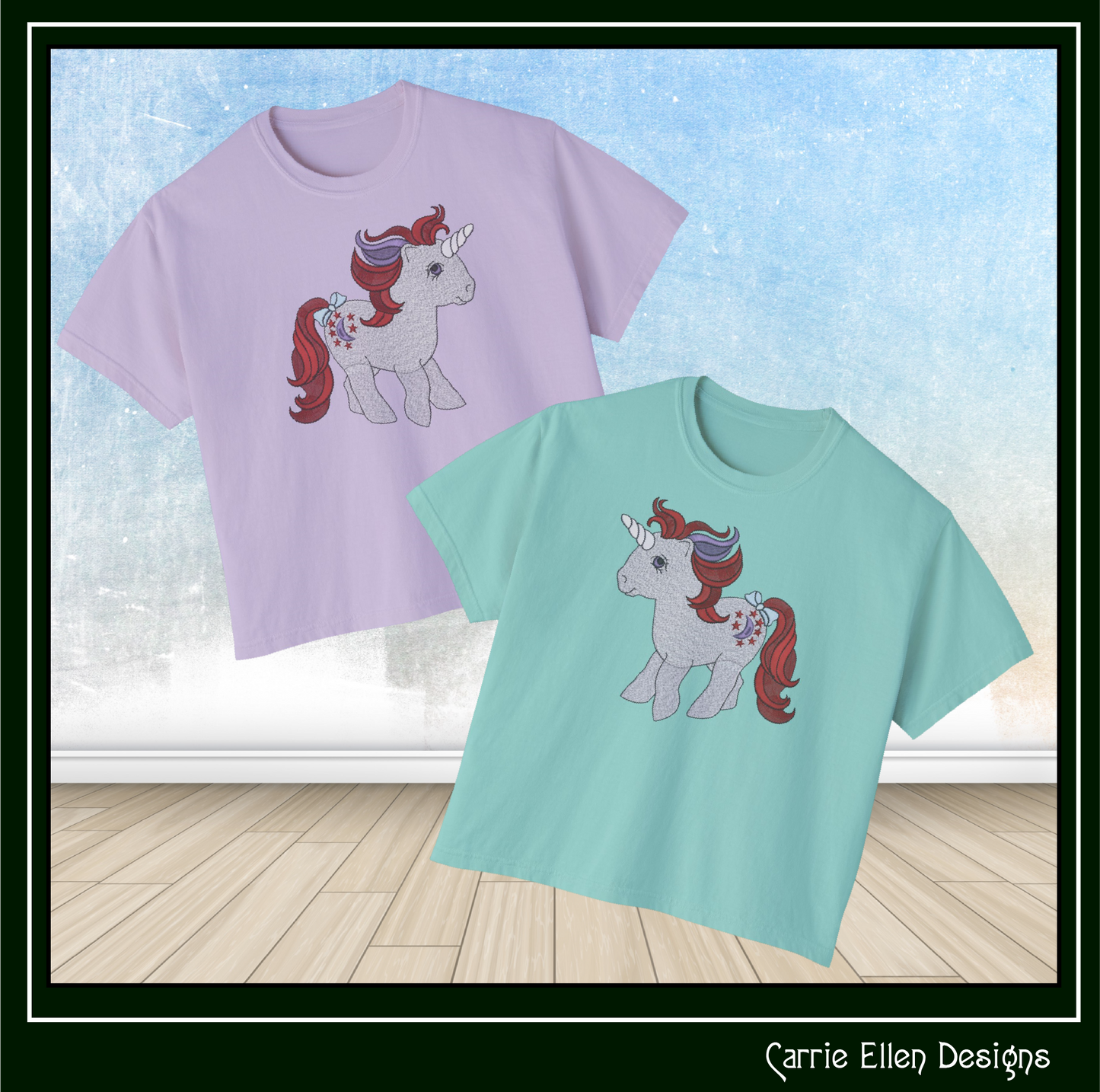 MLP Moon Dancer Machine Embroidery Design | My Little Pony Inspired Classic Character, 6 Sizes (3608)