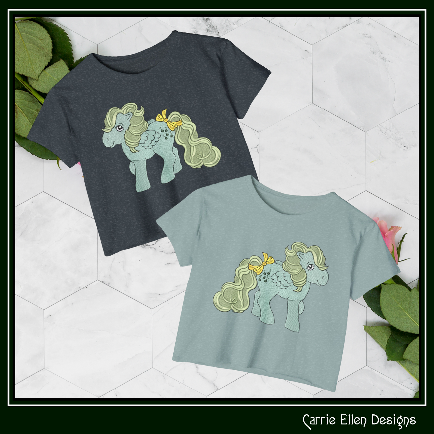 MLP Medley Machine Embroidery Design | My Little Pony Inspired Classic Character, 6 Sizes (3612)