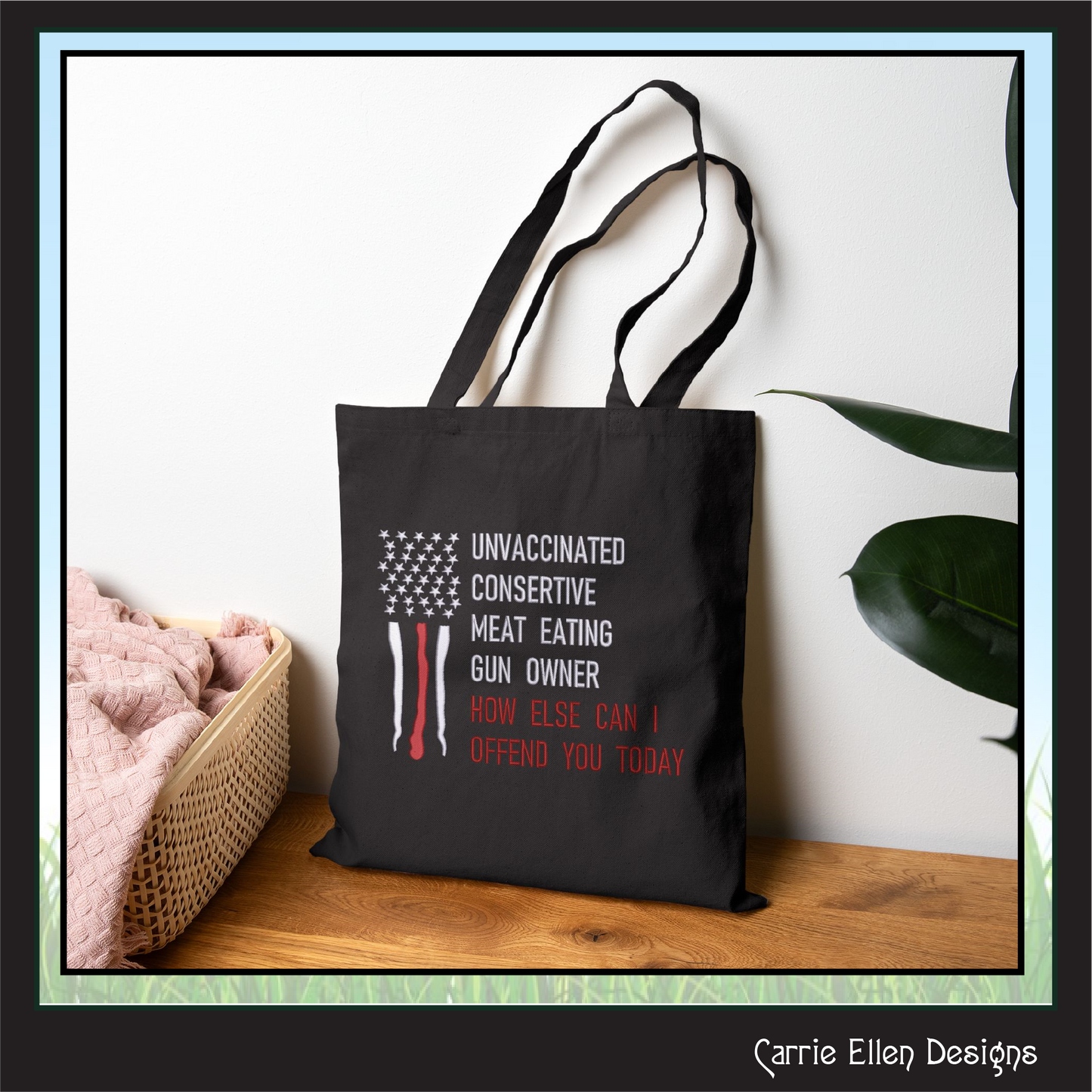 How Else Can I Offend You – Conservative Meat Eater Machine Embroidery Saying, Funny Quote Pattern, 6 Sizes (3651)