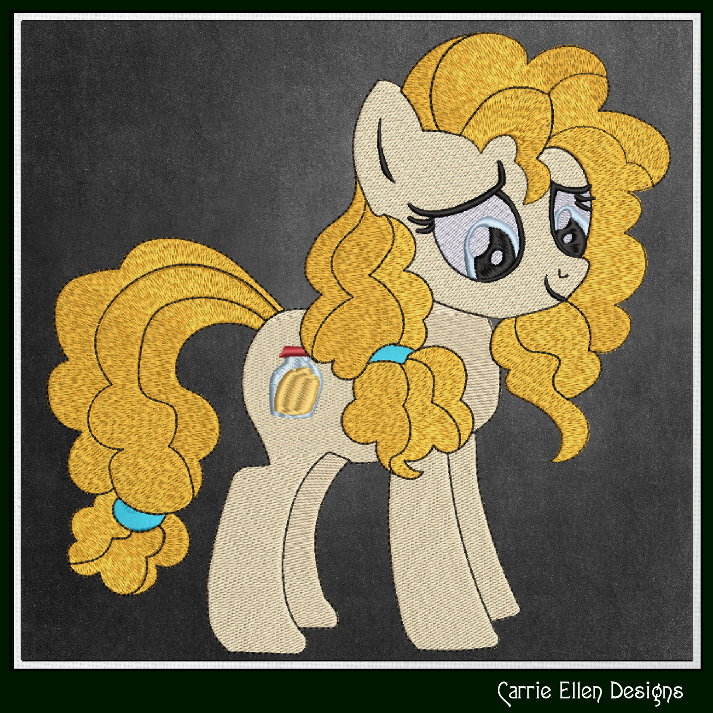 MLP Pear Butter Machine Embroidery Design | My Little Pony Inspired Classic Character 6 Sizes (3665)