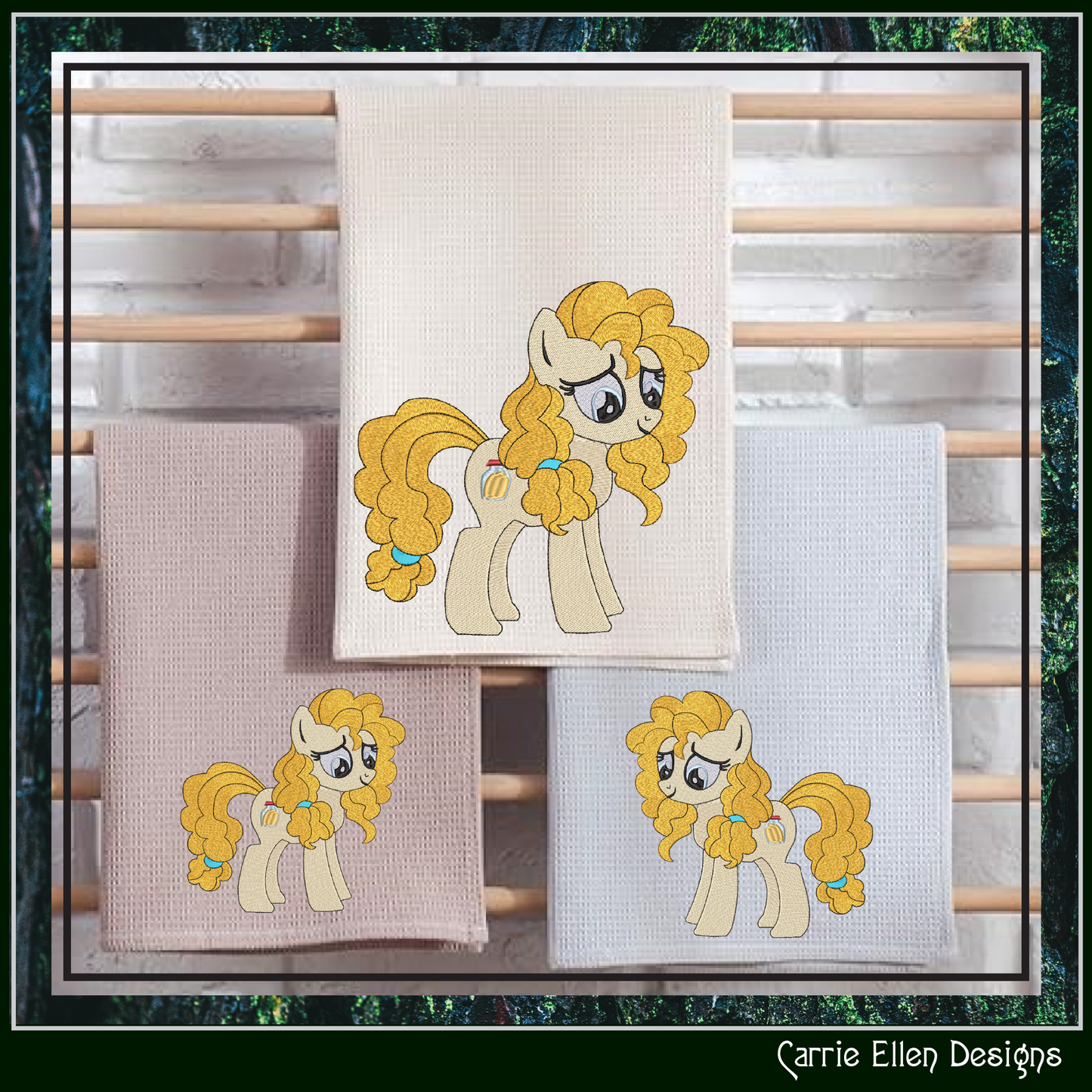 MLP Pear Butter Machine Embroidery Design | My Little Pony Inspired Classic Character 6 Sizes (3665)