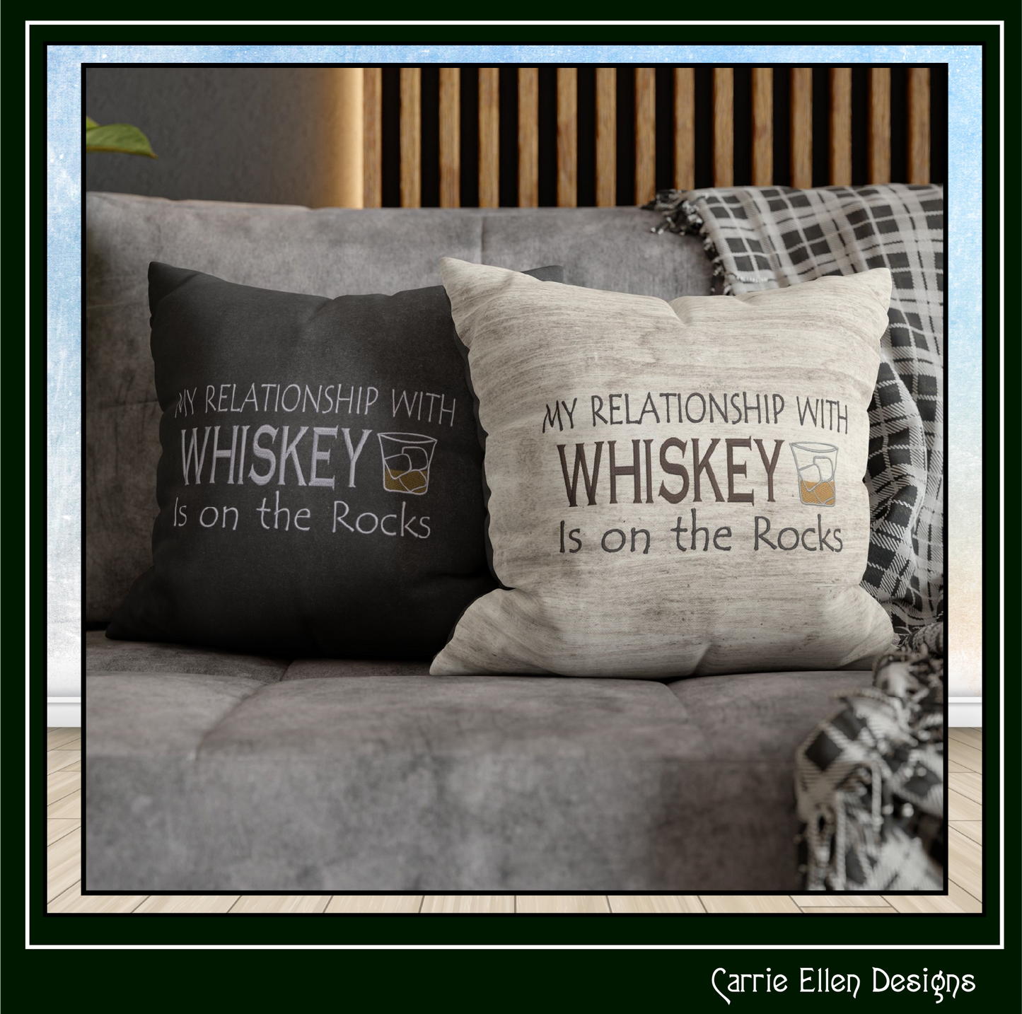 Whiskey Machine Embroidery Design Sayings | Funny Alcohol Quote Patterns, 6 Sizes (3674)