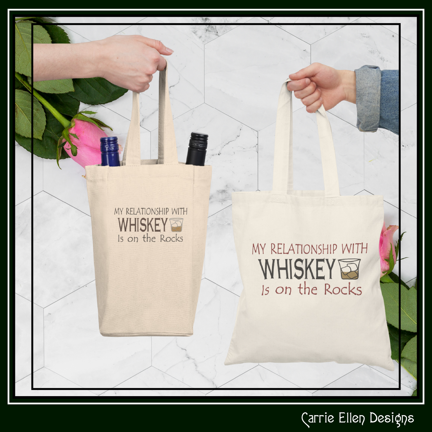 Whiskey Machine Embroidery Design Sayings | Funny Alcohol Quote Patterns, 6 Sizes (3674)