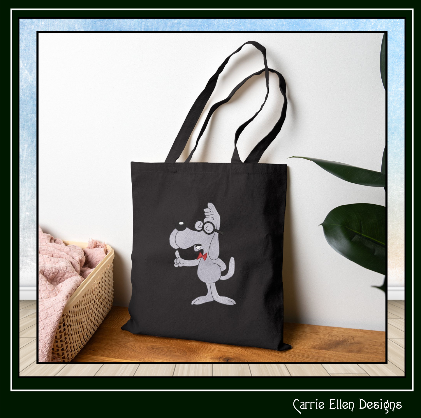 Cartoon Dog Machine Embroidery Design | Mr. Peabody Inspired Character Pattern, 6 Sizes (3675)