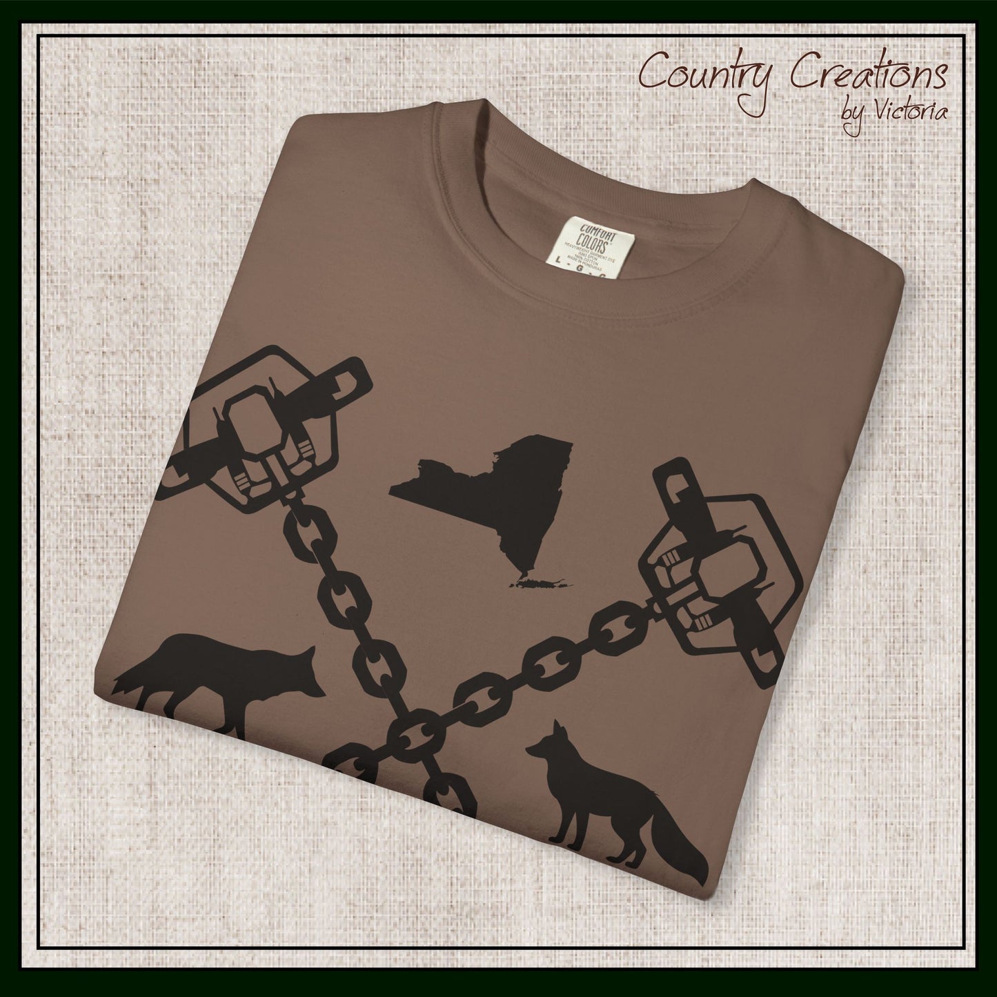 New York Trapper Unisex Comfort Colors T-Shirt – Hunter Lover Gift, Rustic Outdoor Graphic Tee (P6028)