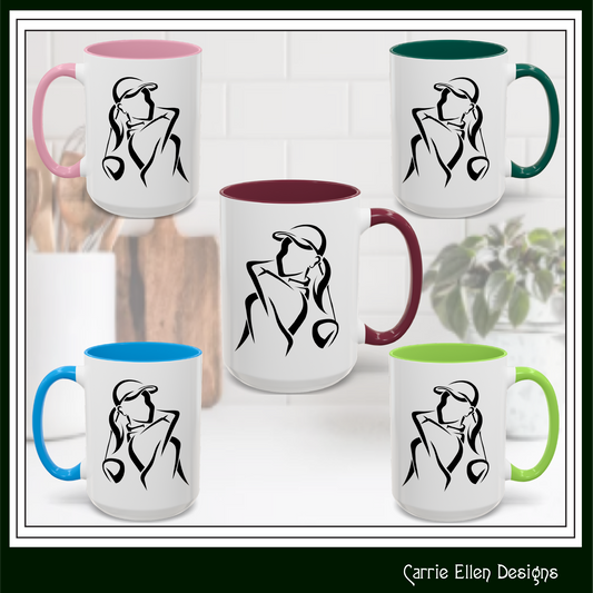 Lady Golfer Silhouette SVG | Female Golf Vector Art | Cricut & Silhouette Cutting File (4179)