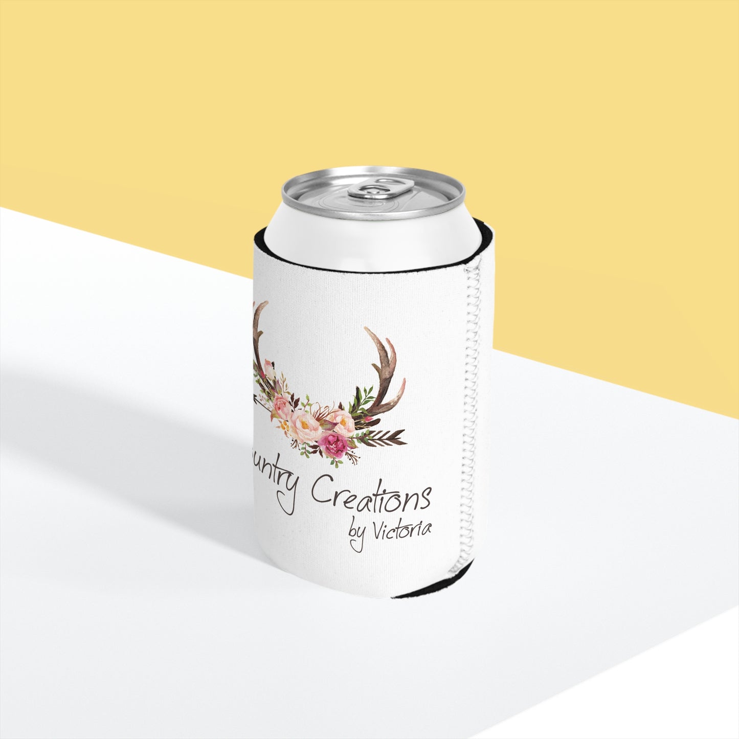 Country Creations 12 oz Can Cooler Sleeve – Collapsible Neoprene Beverage Holder (P6030)