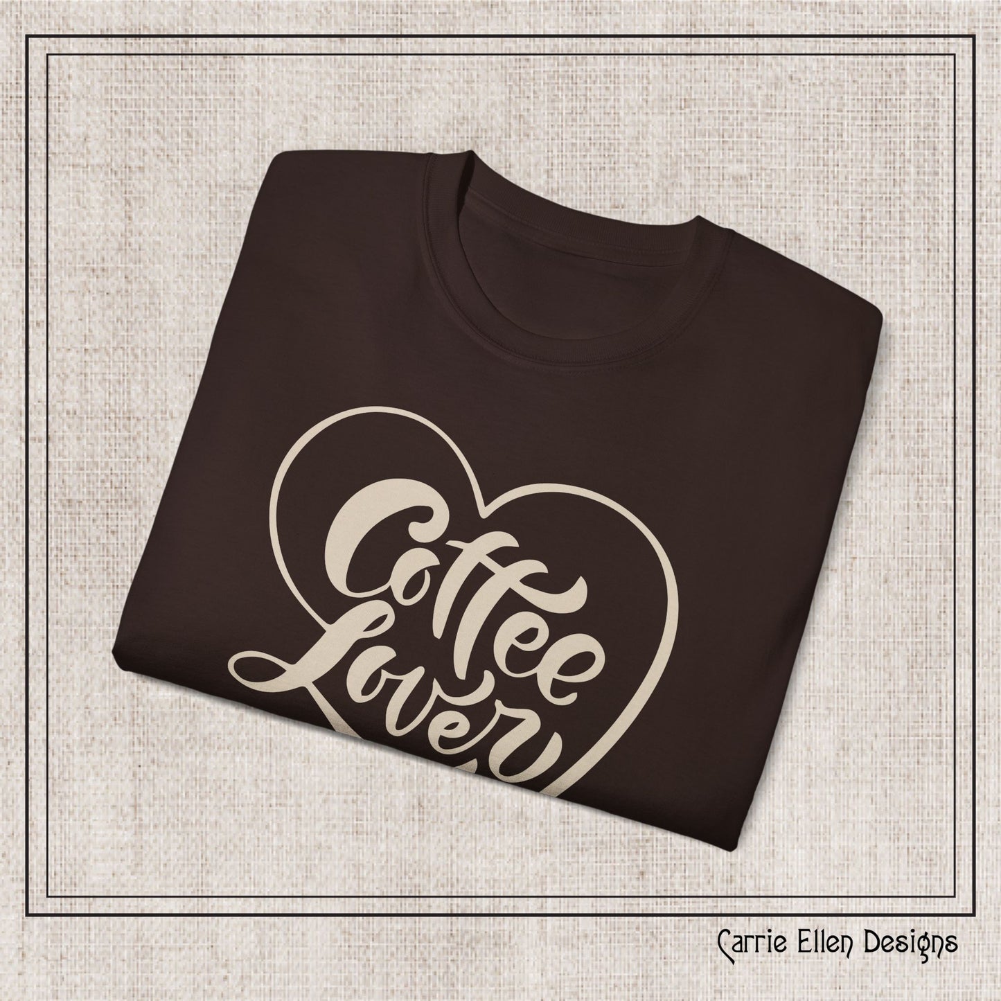 Coffee Lover Short Sleeve T-Shirt – Cute Printed Coffee Gift for Coffeeholics, Casual Everyday Wear (P-6060)