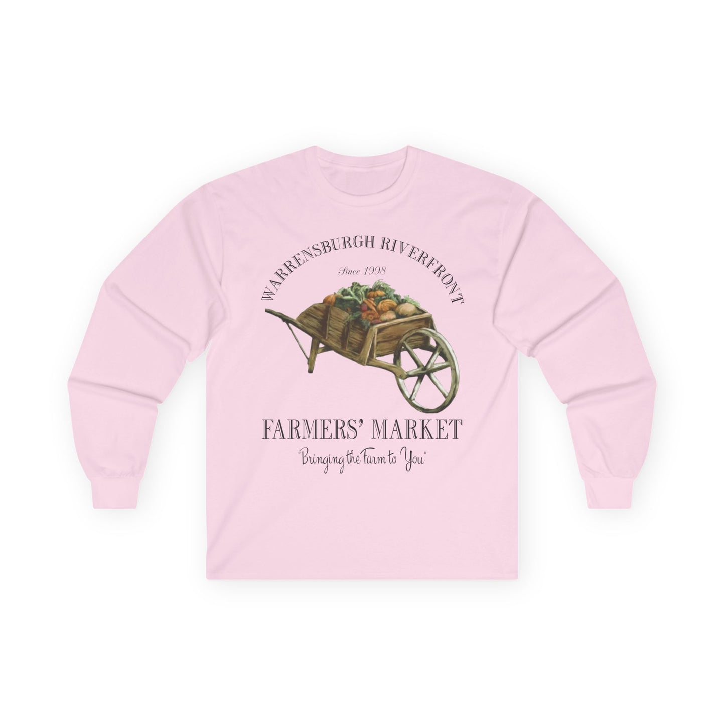 Warrensburgh Riverfront Farmers Market Unisex Long Sleeve Tee (P-6011)