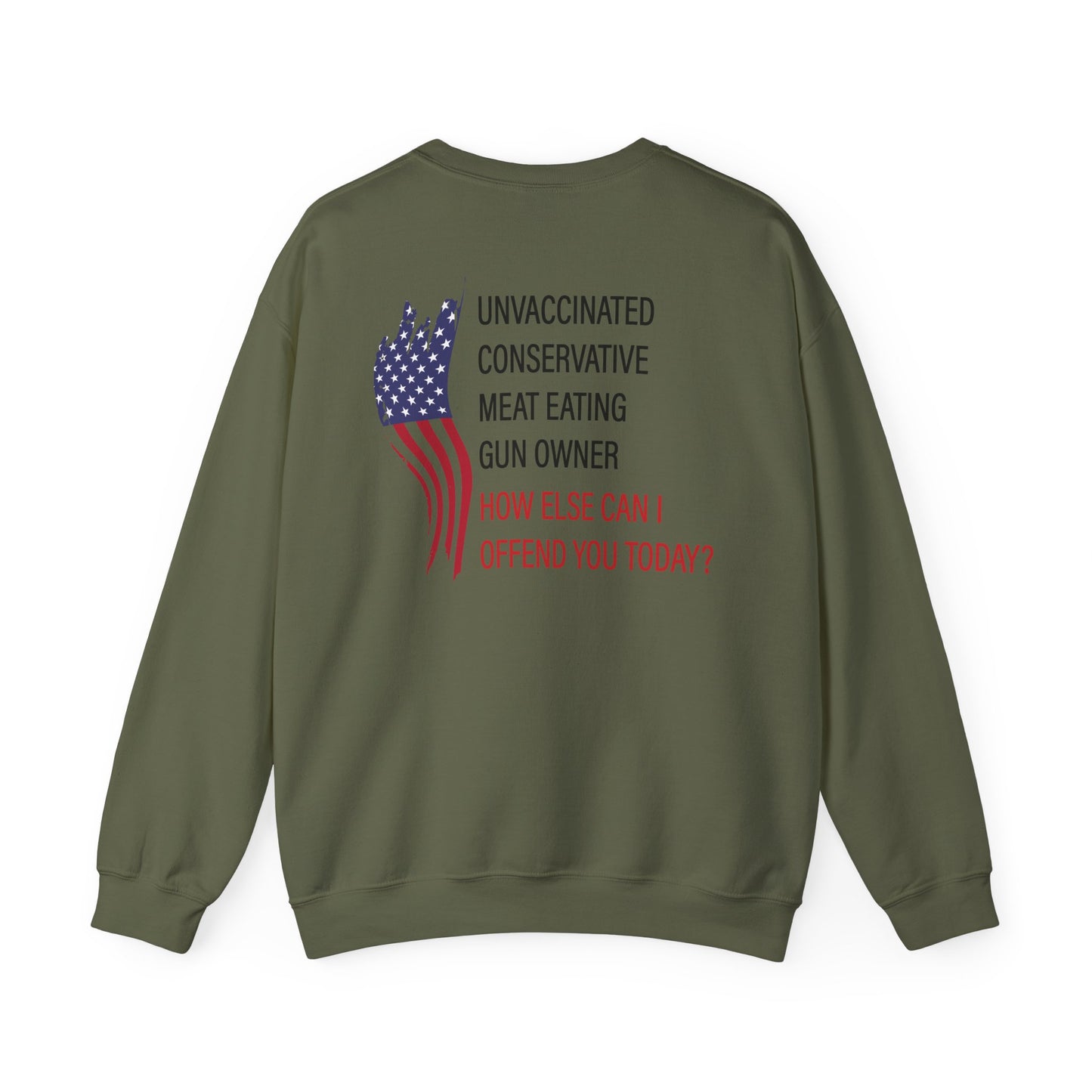 Bold Humor – How Can I Offend You Today Crewneck Sweatshirt | Sarcastic Adult Humor Unisex Pullover