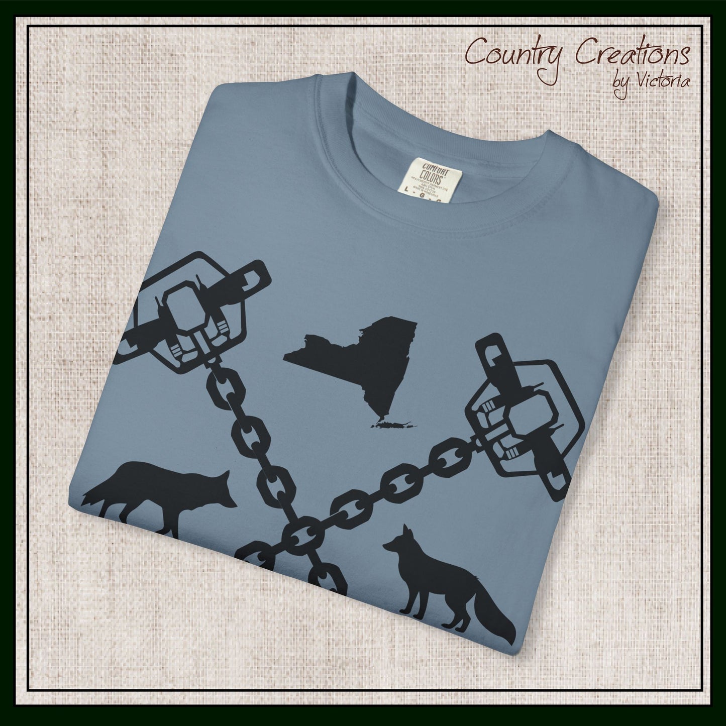 New York Trapper Unisex Comfort Colors T-Shirt – Hunter Lover Gift, Rustic Outdoor Graphic Tee (P6028)
