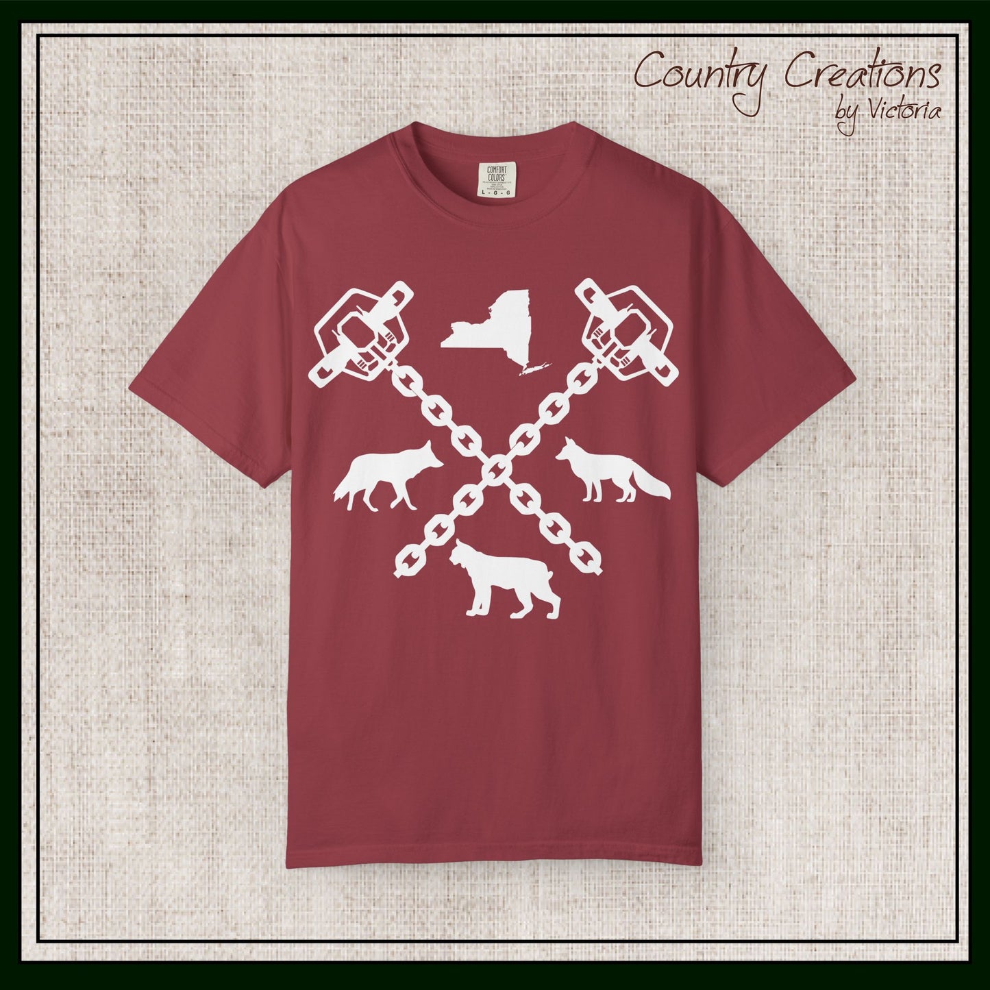 New York Trapper Unisex Comfort Colors T-Shirt – Hunter Lover Gift, Rustic Outdoor Graphic Tee (P6028)
