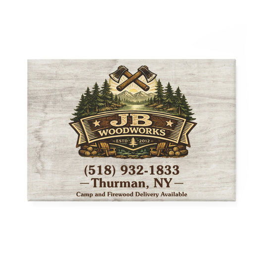 JB Woodworks Button Magnet, Rectangle (1 & 10 pcs) (3873)