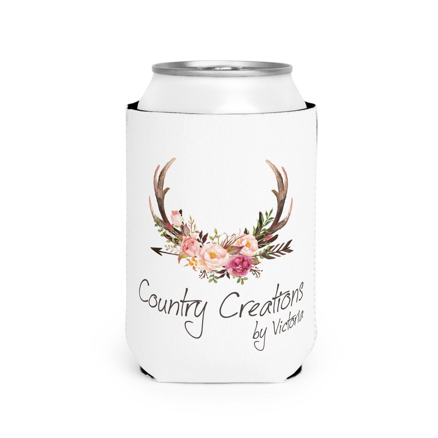 Country Creations 12 oz Can Cooler Sleeve – Collapsible Neoprene Beverage Holder (P6030)