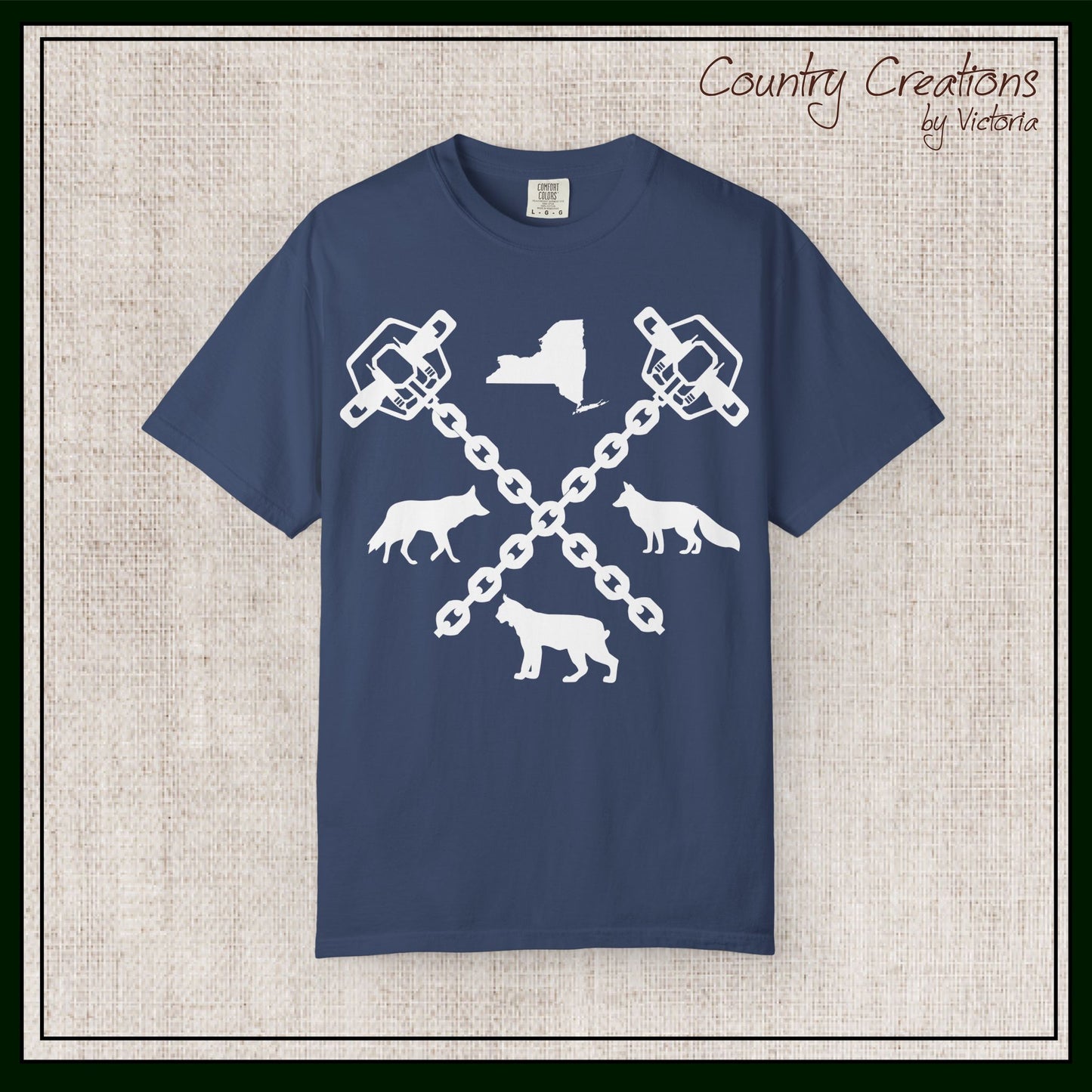 New York Trapper Unisex Comfort Colors T-Shirt – Hunter Lover Gift, Rustic Outdoor Graphic Tee (P6028)