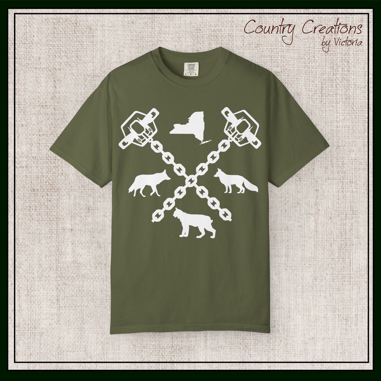 New York Trapper Unisex Comfort Colors T-Shirt – Hunter Lover Gift, Rustic Outdoor Graphic Tee (P6028)
