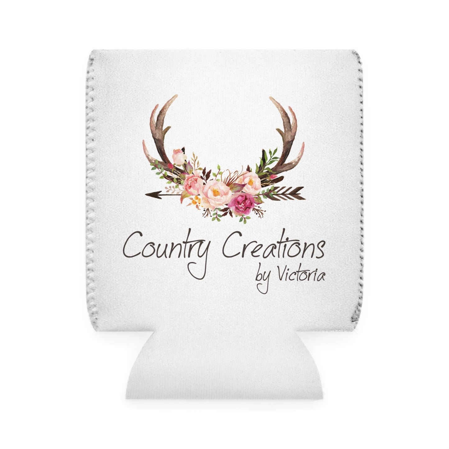 Country Creations 12 oz Can Cooler Sleeve – Collapsible Neoprene Beverage Holder (P6030)