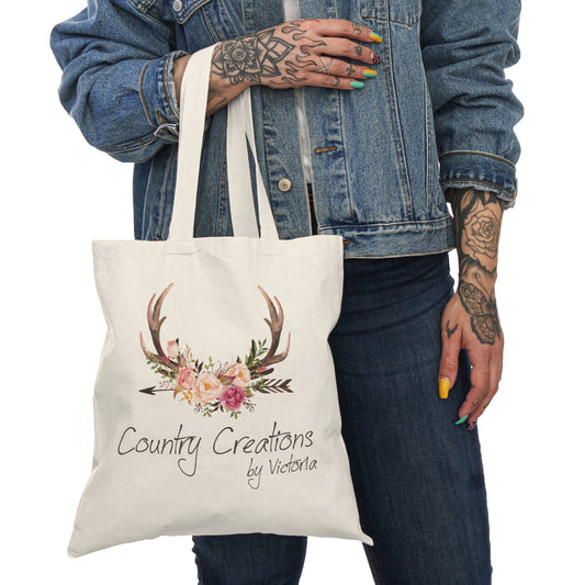 Country Creation Natural Tote Bag - Eco-Friendly Carryall for Country Living (P6025)