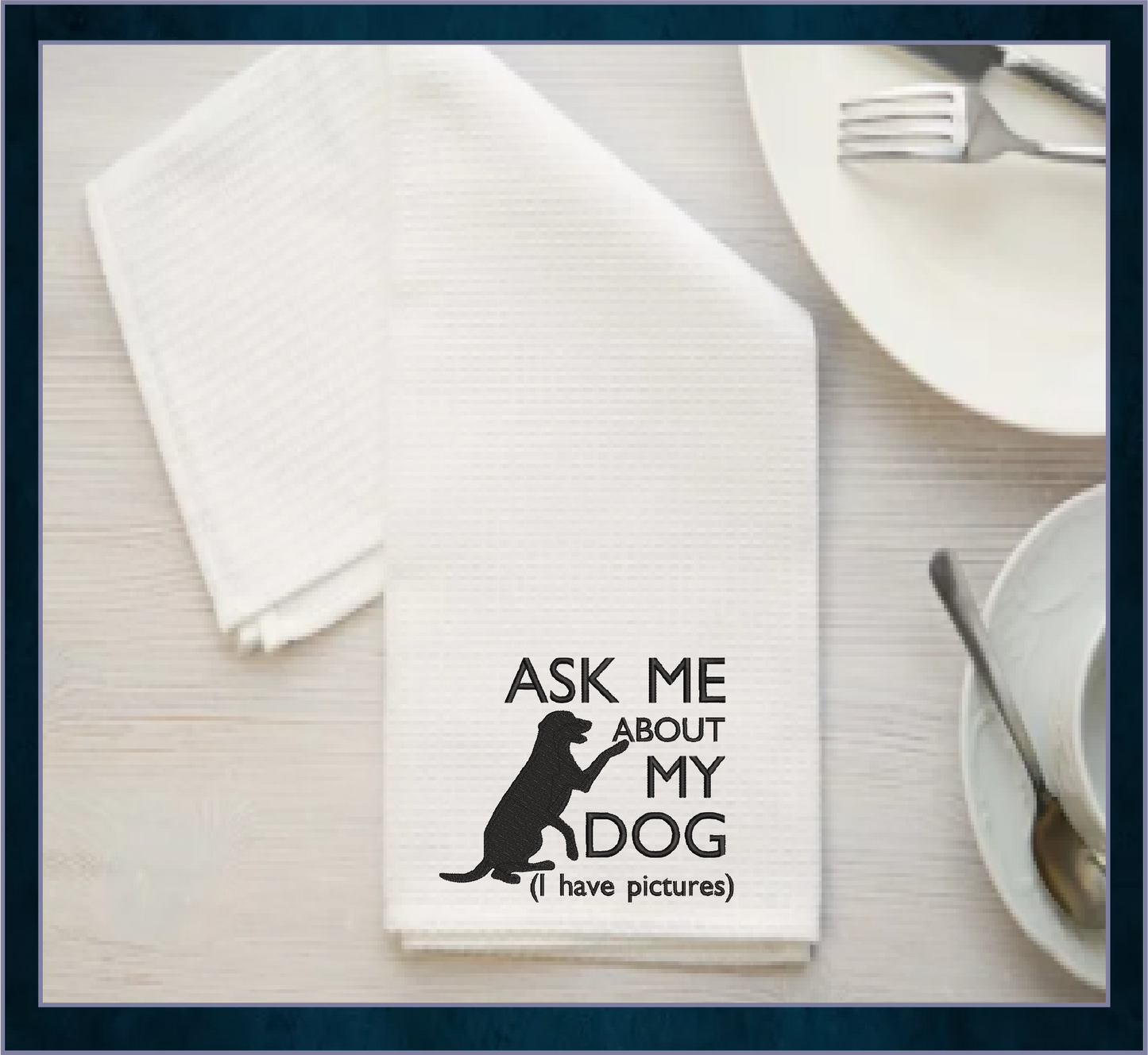 Pet Dog Machine Embroidery Design – Ask Me About My Dachshund Quote, Funny Dog Saying Pattern, 6 Sizes (0583)