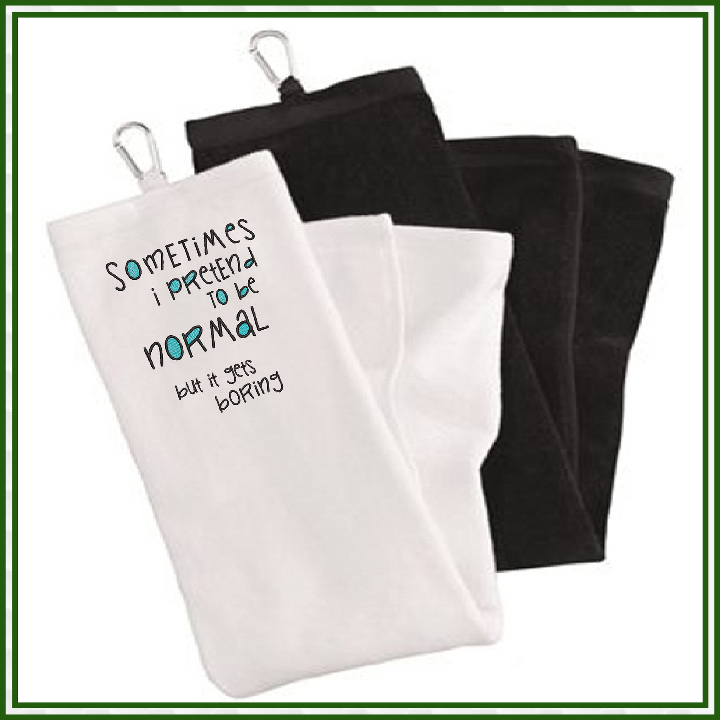 Pretend to Be Normal Machine Embroidery Design | Funny Quotes & Sayings Pattern | Humorous Embroidery | 6 Sizes (0597)