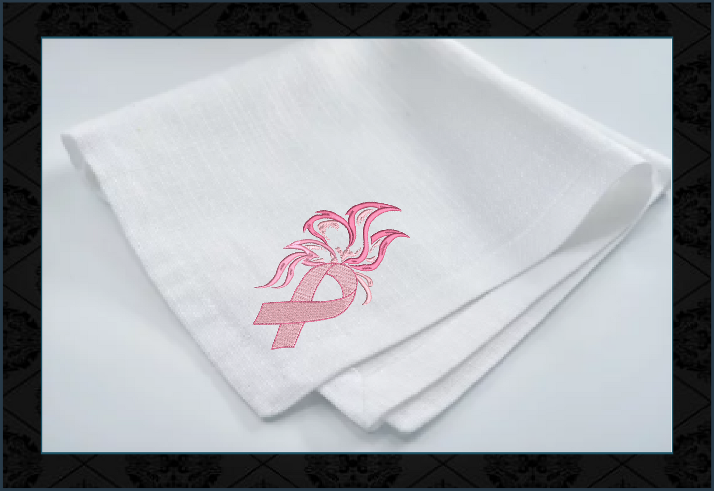 Breast Cancer Awareness Machine Embroidery, Teal Ovarian Cancer Ribbon Butterfly Embroidery, Pink Ribbon Butterfly Design, 8 Sizes (0363)