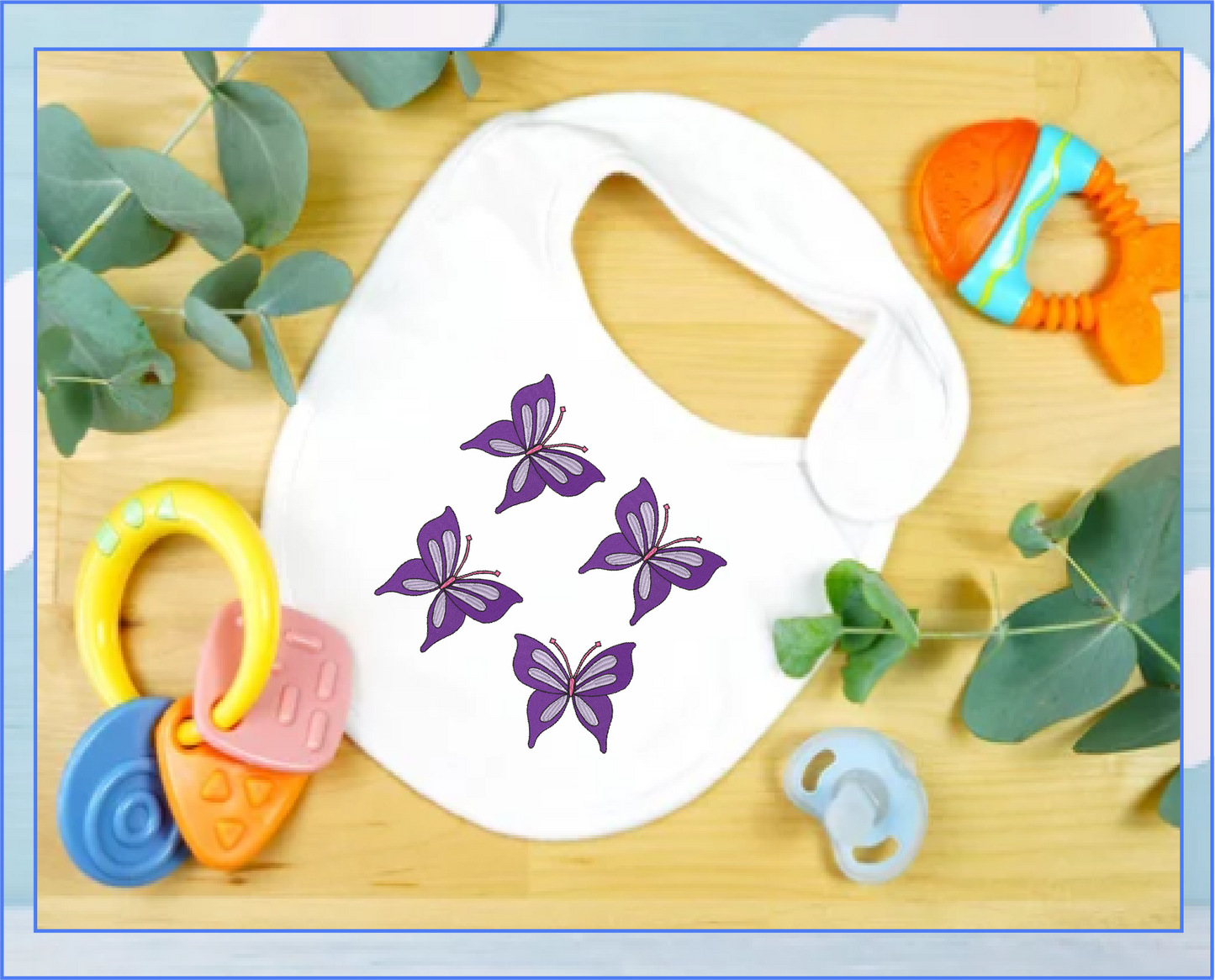 Butterfly Machine Embroidery Design, Monarch Butterflies, Garden Insect Embroidery Designs, 10 Sizes (0622)