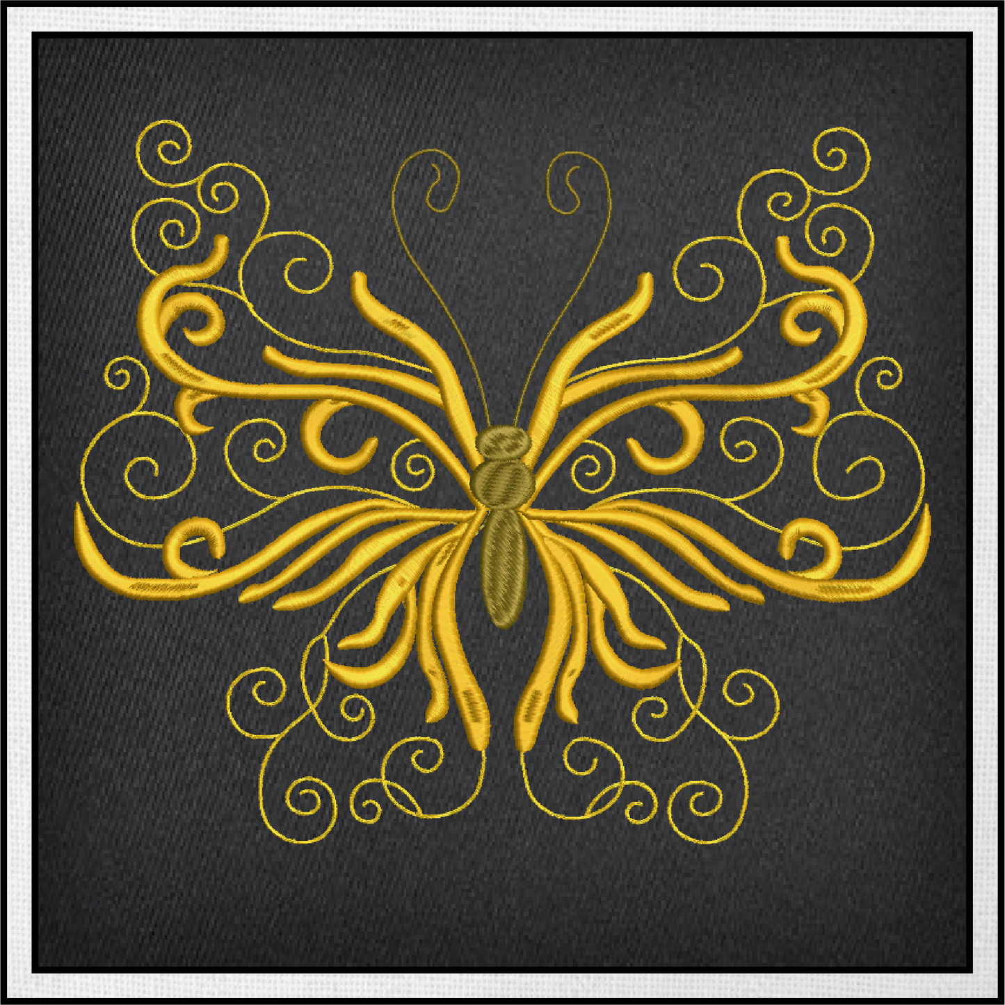 Butterfly Machine Embroidery Design, Monarch Butterflies, Garden Insect Embroidery Designs, 10 Sizes (0623)