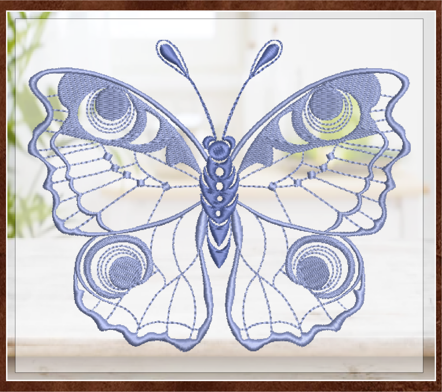 Butterfly Machine Embroidery Design | Monarch Butterflies | Garden Insect Embroidery | 6 Sizes (0728)