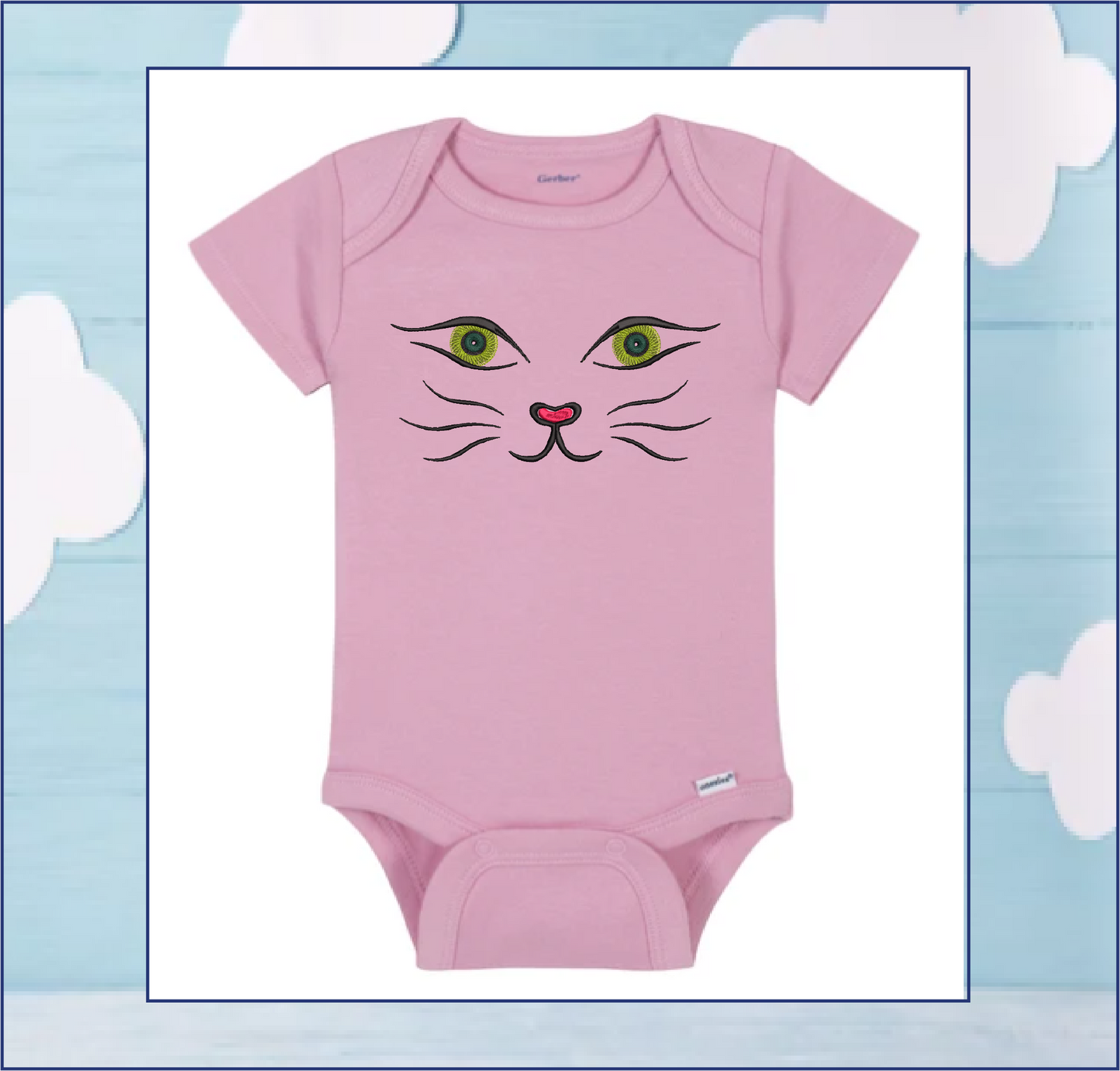 Cat Face Machine Embroidery Design, Pet Embroidery, Cute Cat Cartoon Design, 10 Sizes (0308)
