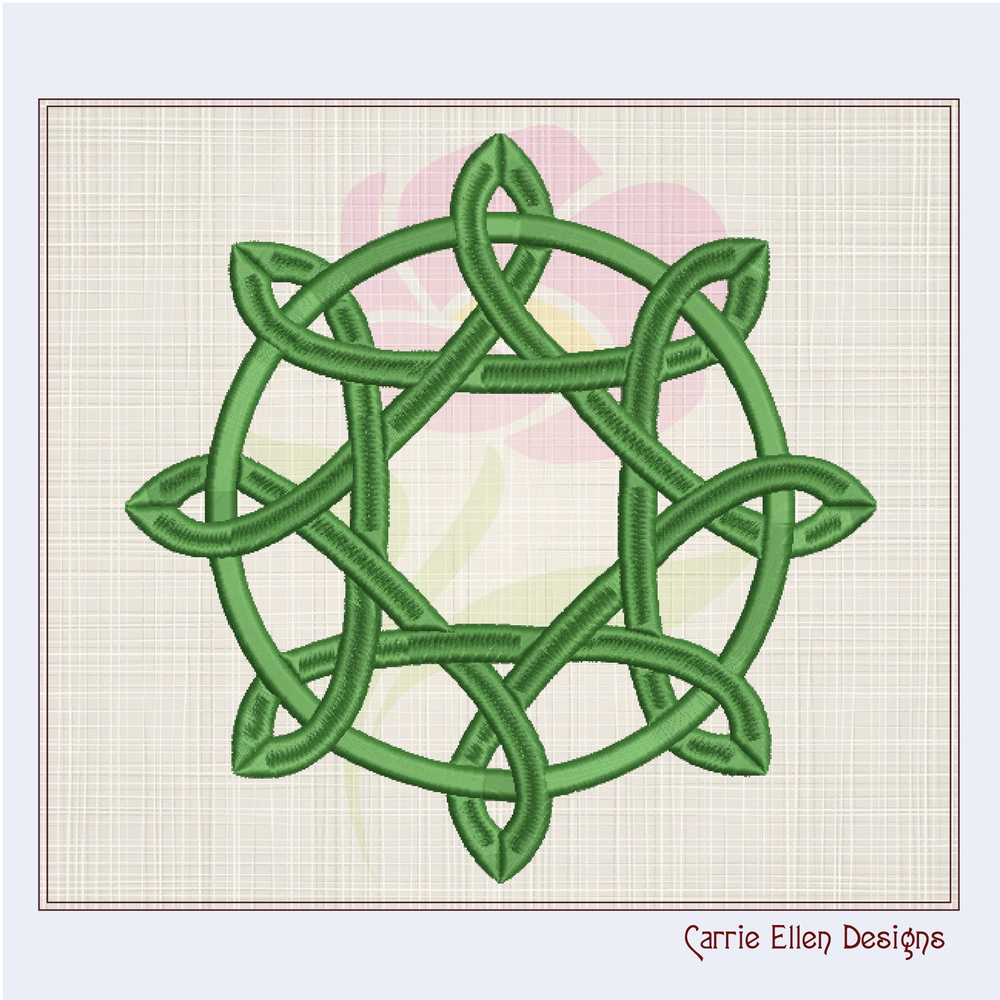 Celtic Knot Machine Embroidery Design | Timeless Celtic Knots | Intricate Symbolic Patterns | 10 Sizes (0903)