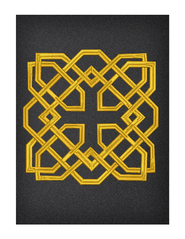 Celtic Knot Machine Embroidery Design | Timeless Celtic Knots | Intricate Symbolic Patterns | 10 Sizes (0911)