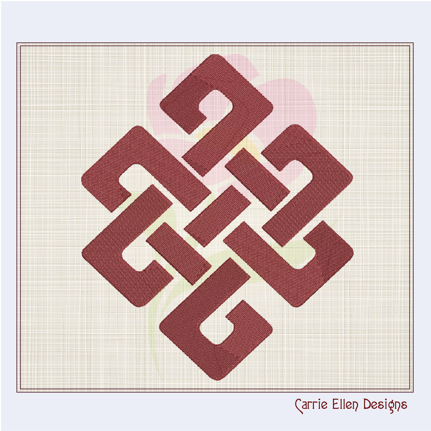 Celtic Knot Machine Embroidery Design | Timeless Celtic Knots | Intricate Symbolic Patterns | 10 Sizes (0905)