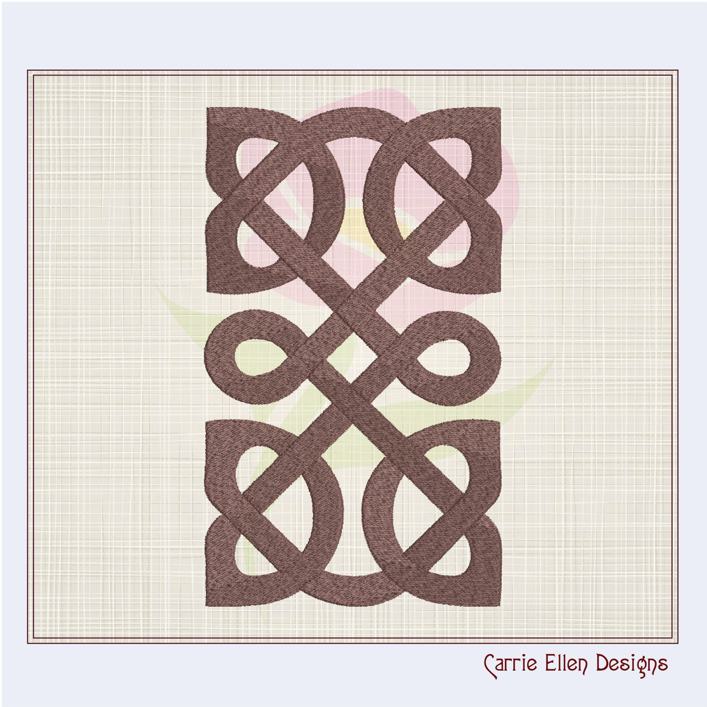 Celtic Knot Machine Embroidery Design | Timeless Celtic Knots | Intricate Symbolic Patterns | 10 Sizes (0907)