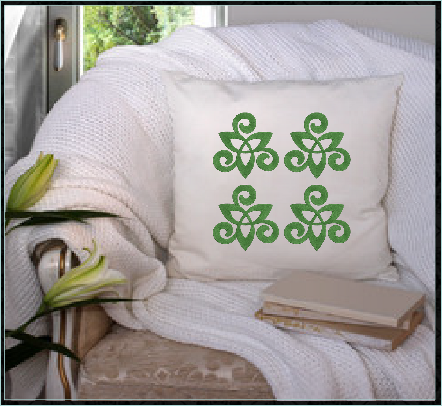 Celtic Knot Machine Embroidery Design | Timeless Celtic Knots | Intricate Symbolic Patterns | 10 Sizes (0913)