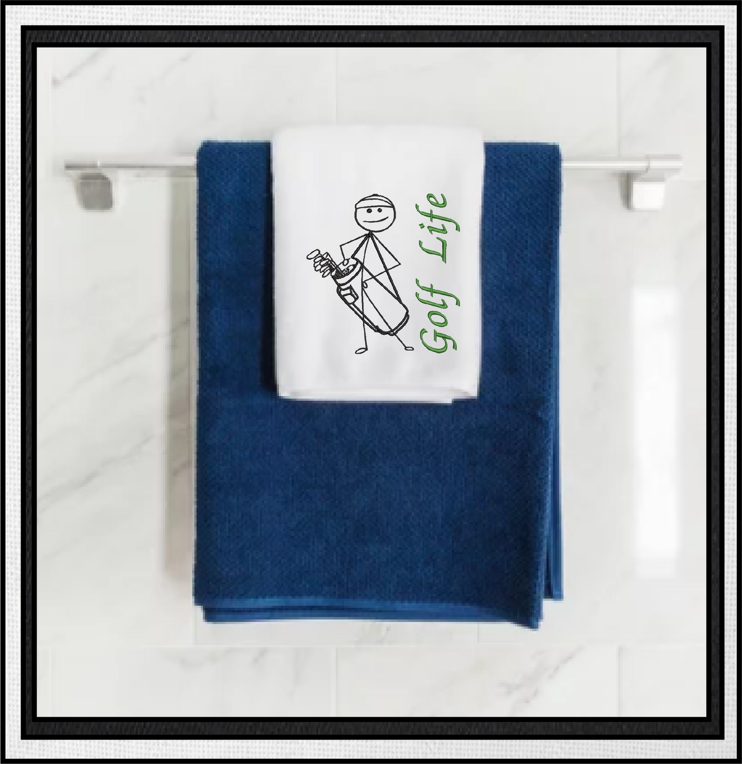 Golf Machine Embroidery Design, Golf Life Caddy Embroidery, Caddy Embroidery, Machine Embroidery Golf Player Embroidery, 8 Sizes (0287)