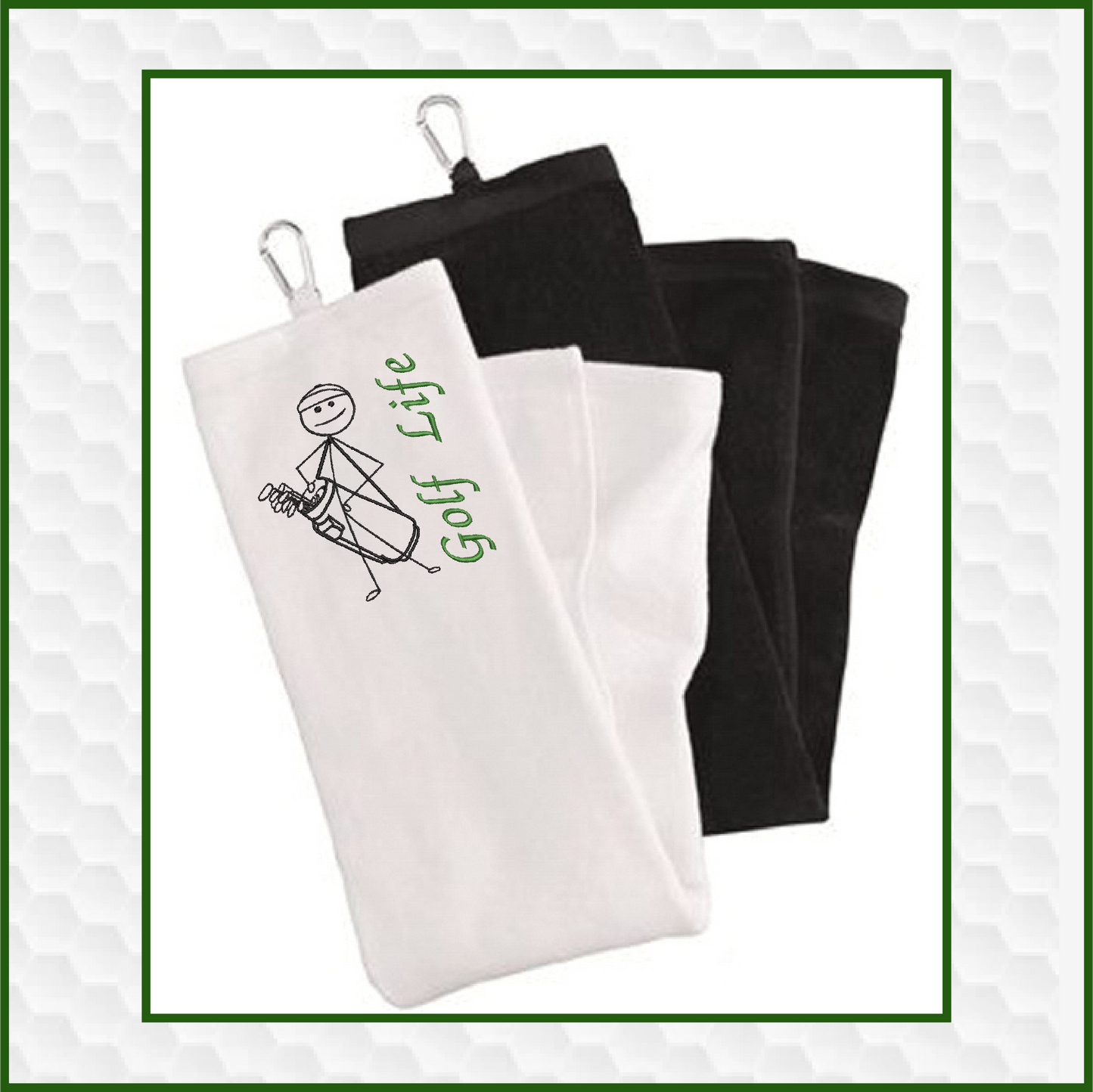 Golf Machine Embroidery Design, Golf Life Caddy Embroidery, Caddy Embroidery, Machine Embroidery Golf Player Embroidery, 8 Sizes (0287)