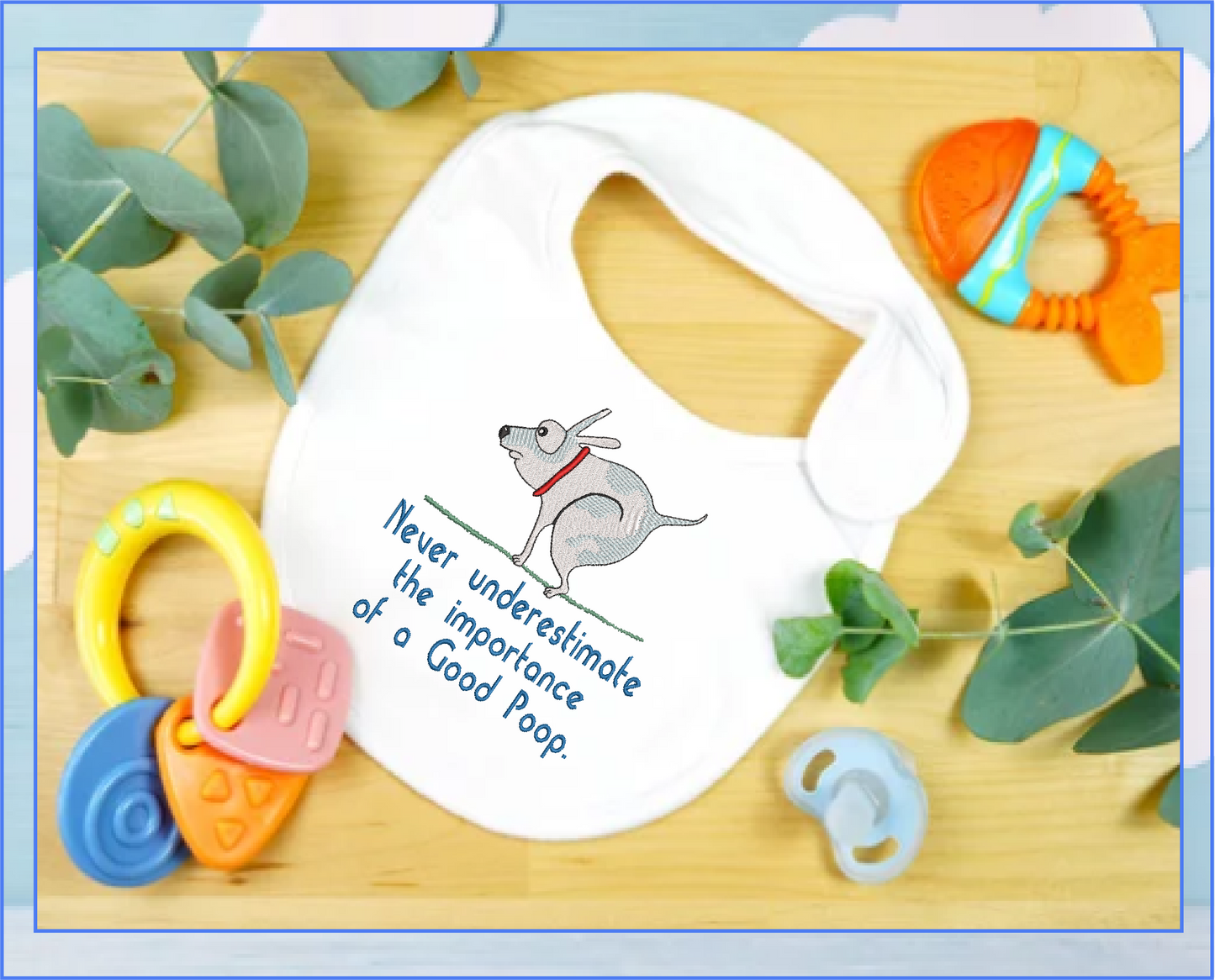 Importance of a Good Poop Machine Embroidery Design | Funny Pet Sayings | Humorous Quotes Embroidery | 6 Sizes (0745)